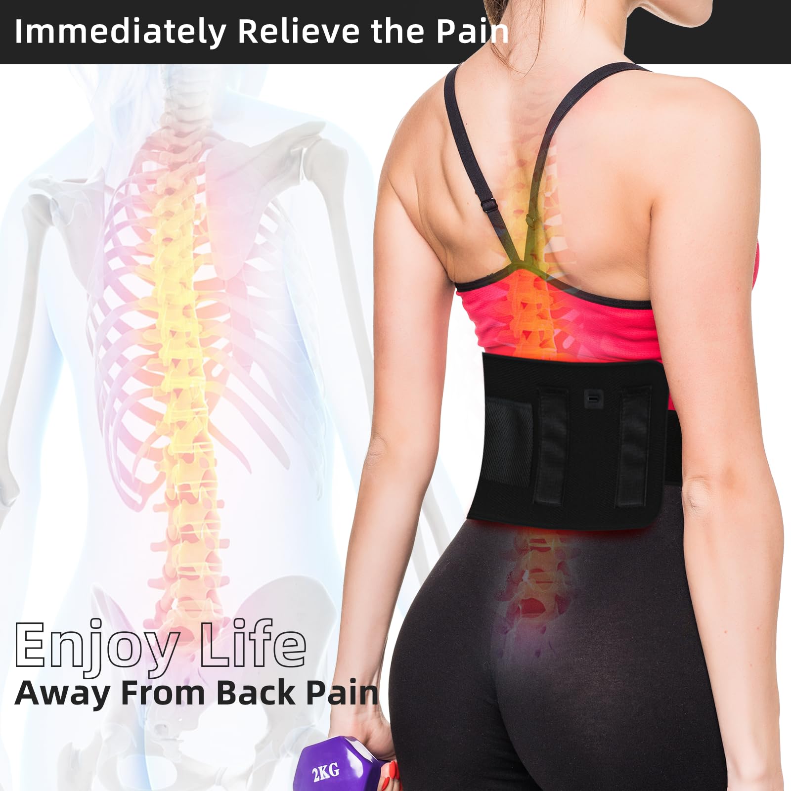 Red Light Therapy Belt, Infrared Light Therapy Wrap, 384PCS Red Light &Infrared Light HaSoCare uk supplements