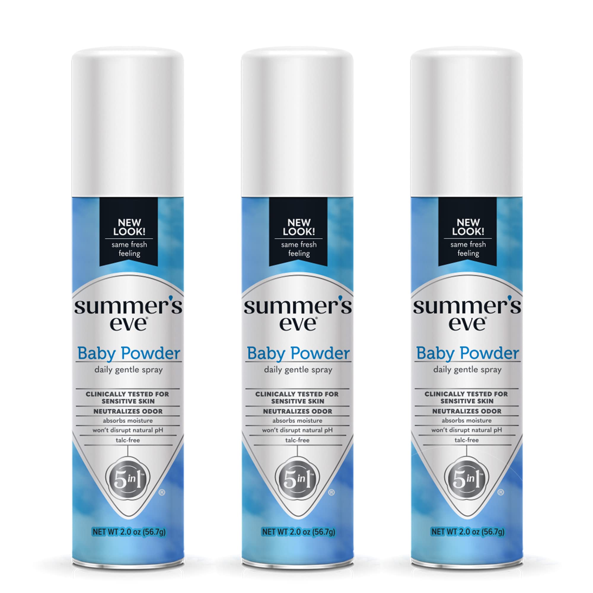 Summer's Eve Baby Powder Daily Gentle Feminine Spray, 2 oz, 3 Pack Summer's Eve uk supplements