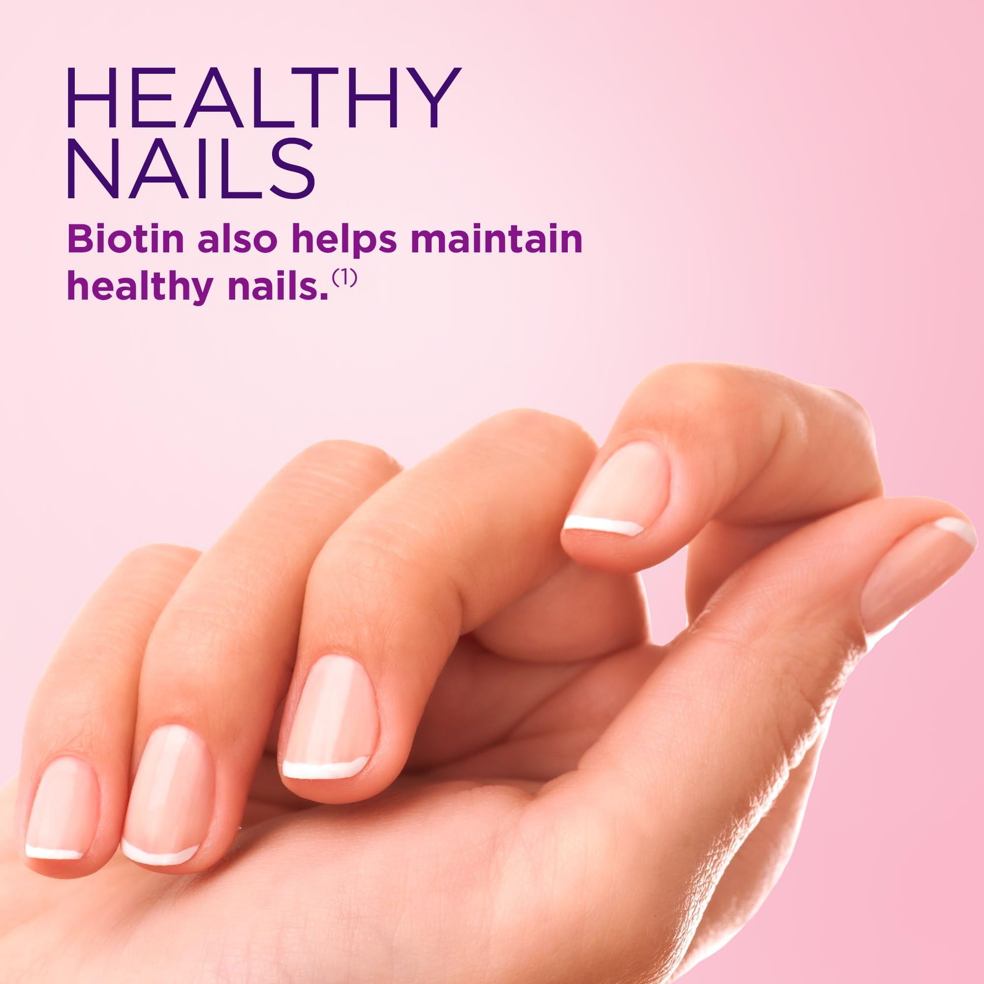 Nature's Bounty Optimal Solutions Hair, Skin and Nails Gummies with Biotin, 2500 mcg, Strawberry Flavored, 200 Count, 100 Total Servings Nature's Bounty uk supplements