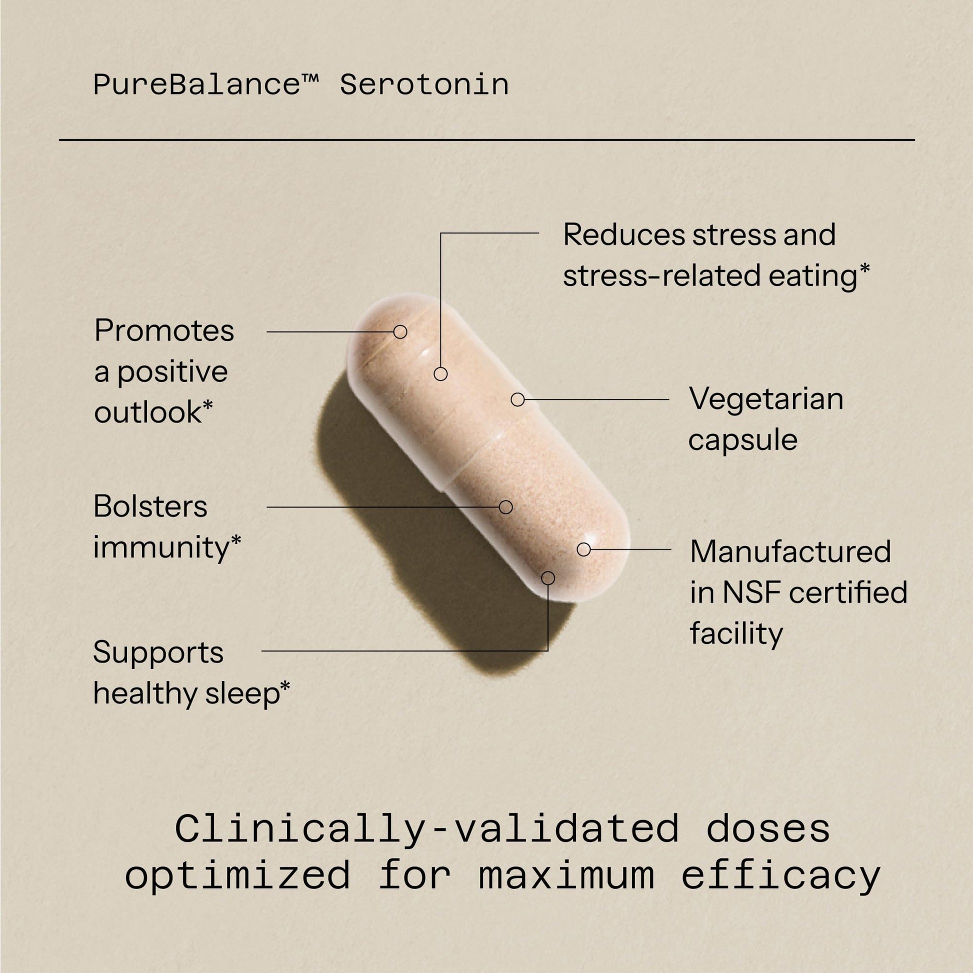 Quality of Life Pure Balance Serotonin Premium–Helps Boost Serotonin & Cortisol Levels - Includes 5-HTP, Venetron, Sensoril, Vitamin D3 & L-Theanine–60 Capsules Quality of Life uk supplements