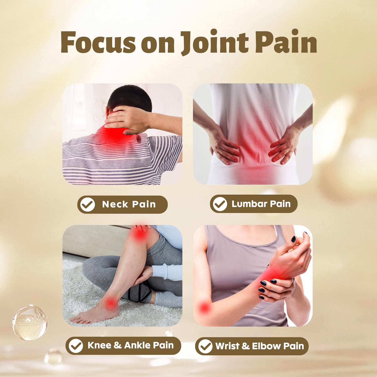DR. CROWN Joints Health Suppplement, Glucosamine Chondroitin MSM - Joint Support Supplement for Women and Men with Turmeric, MSM &Boswellia, for Cartilage, Joint Health and Flexibility - 120 Capsules DR. CROWN uk supplements