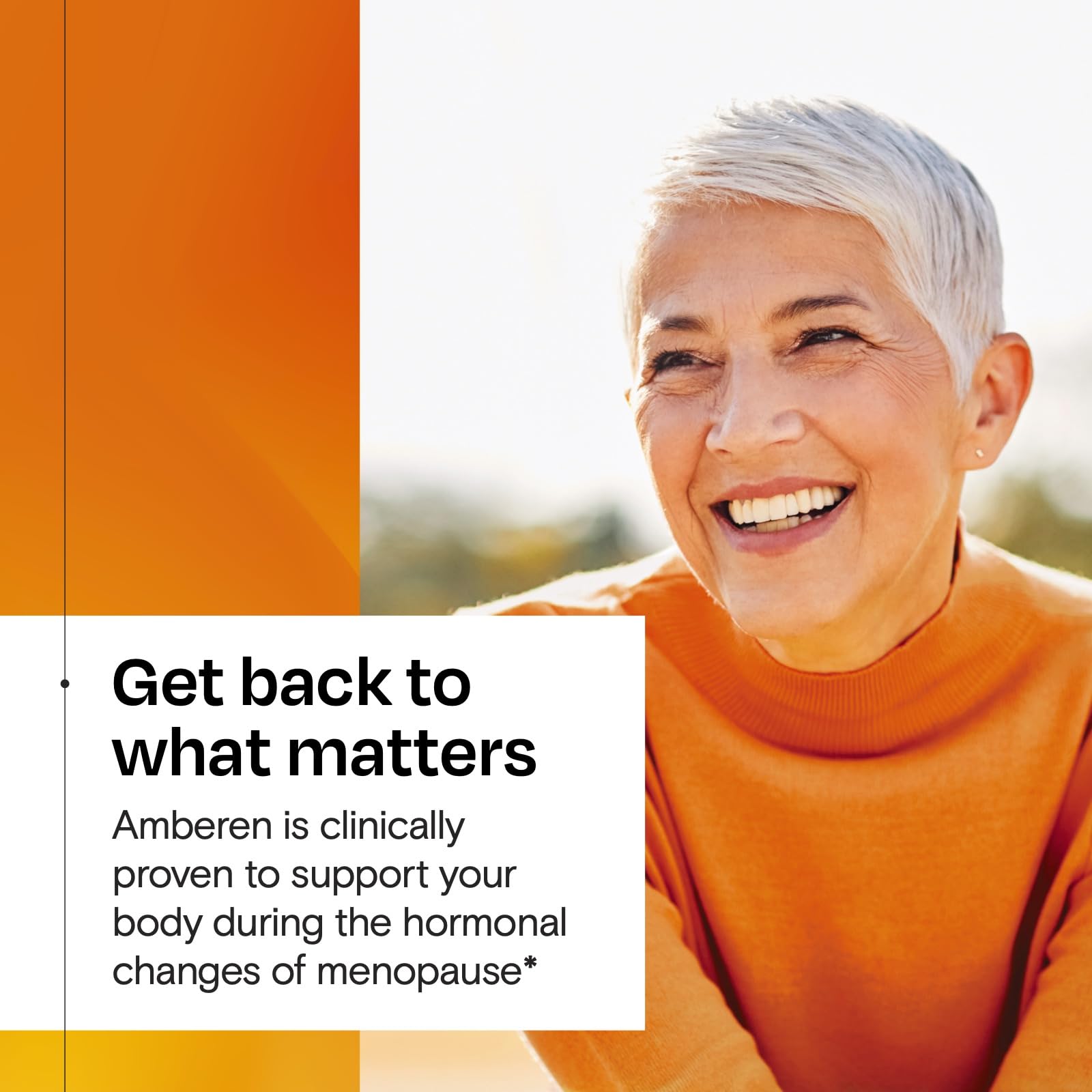 Amberen Menopause Supplement for Women, 60 Capsules, Clinically Proven, Helps Support Hormone Balance, Helps Relieve 12 Menopause Symptoms: Hot Flashes, Night Sweats, Mood Swings and More Amberen uk supplements