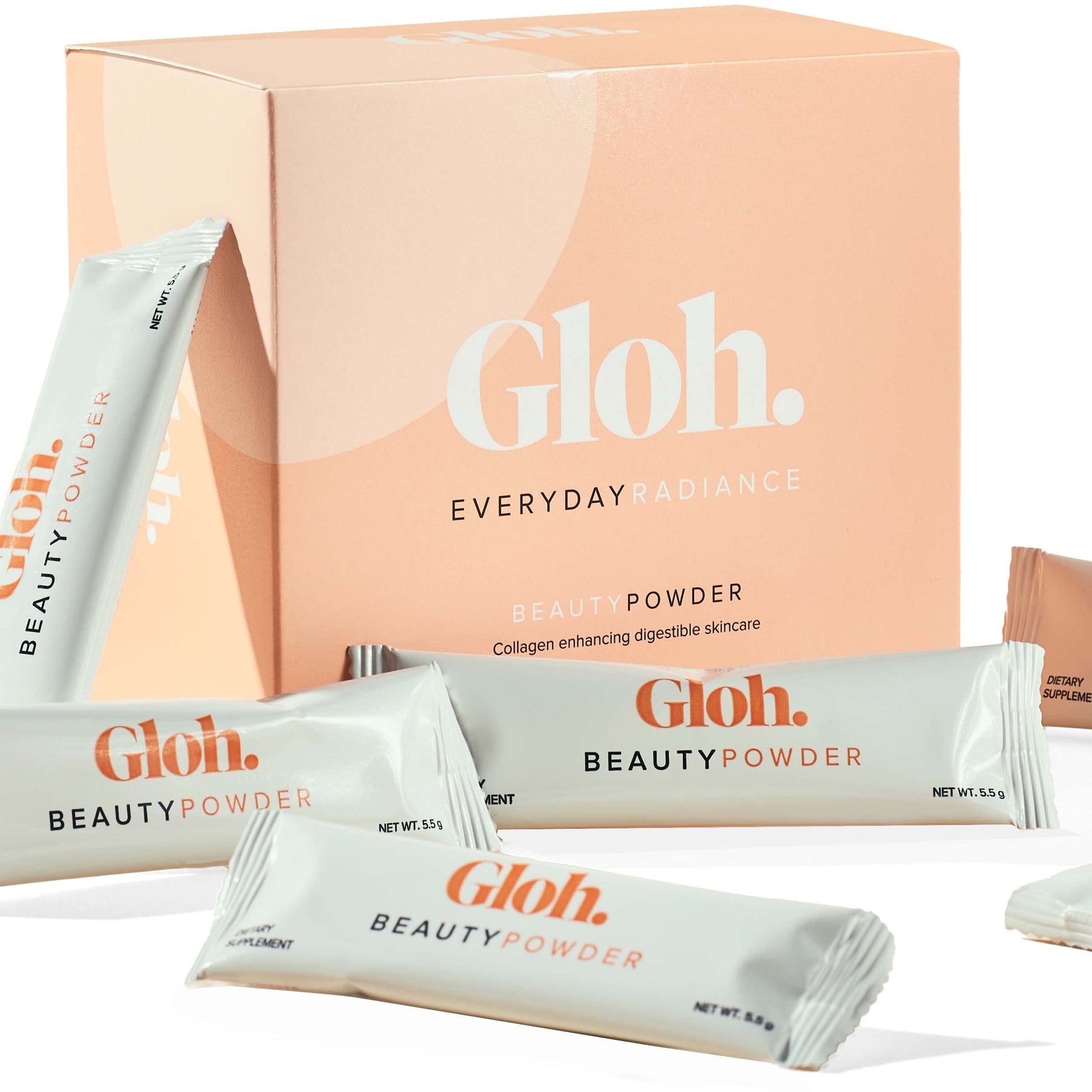 Gloh. Marine Collagen Powder for Women - Peach Flavor Collagen Supplements for Women with Hyaluronic Acid, Vitamin A, B2, B6 Gloh. uk supplements