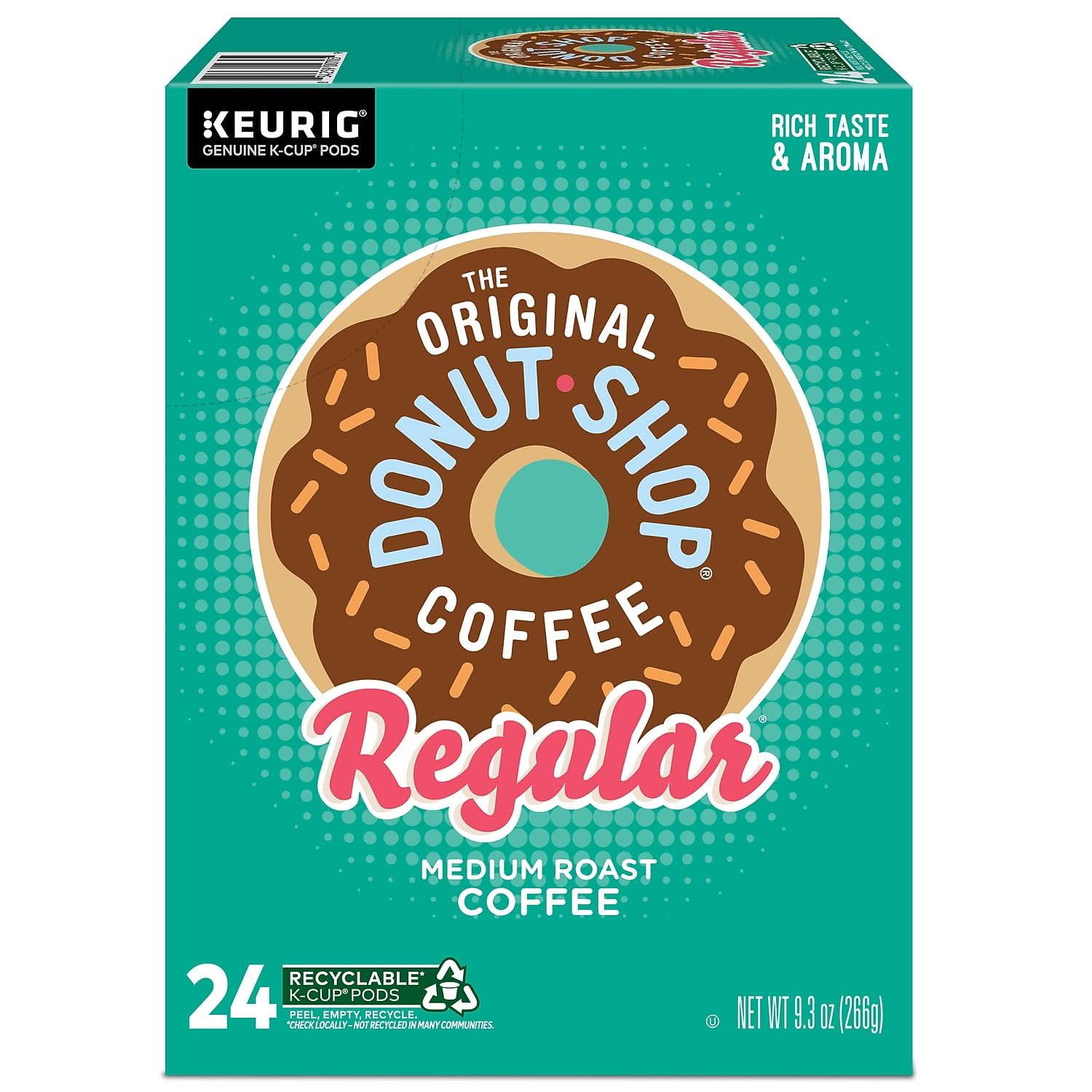 The Original Donut Shop Regular Keurig Single-Serve K-Cup Pods, Medium Roast Coffee The Original Donut Shop uk supplements