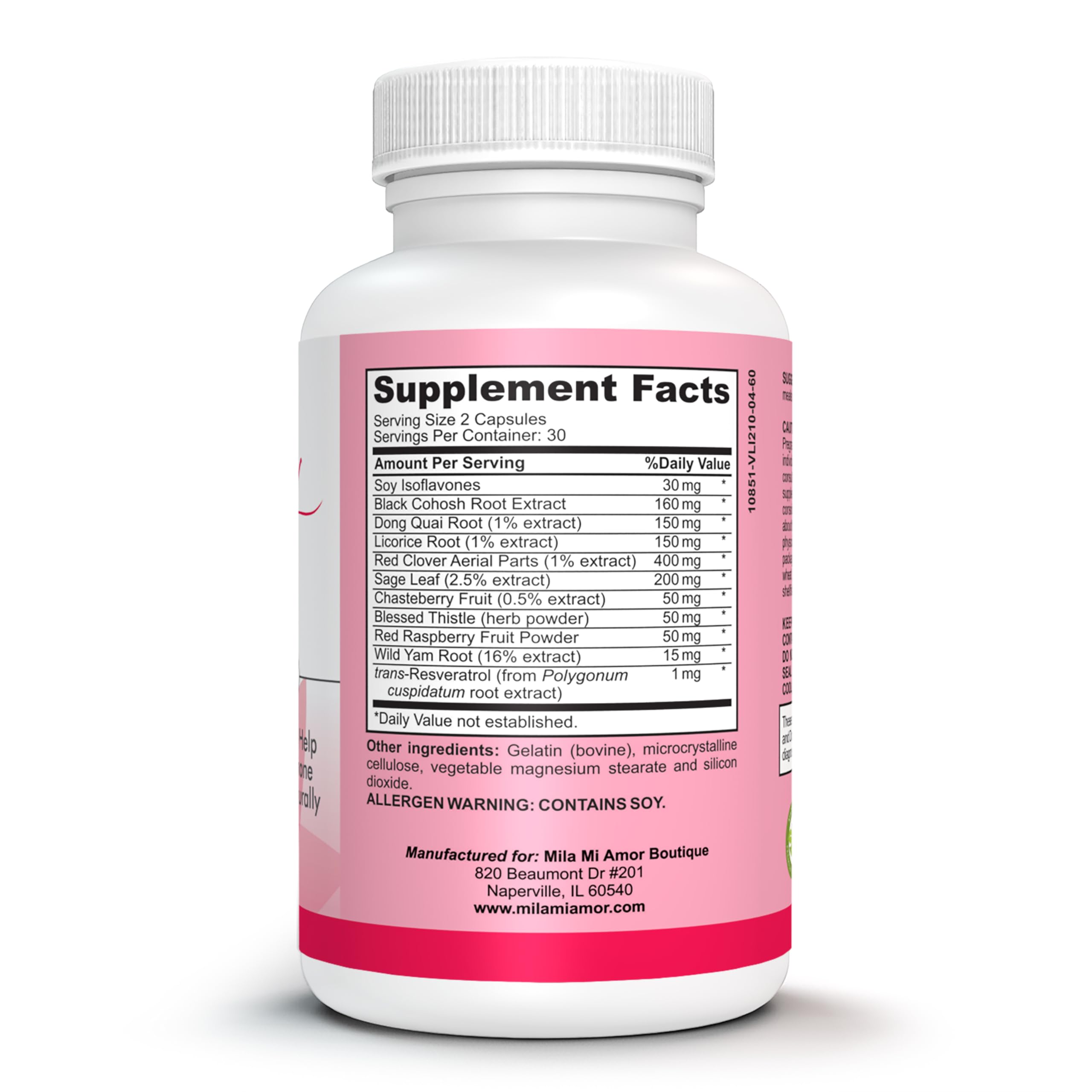Women's Support | Special Formula | Hormone Regulator w/Natural Ingredients Milamiamor uk supplements