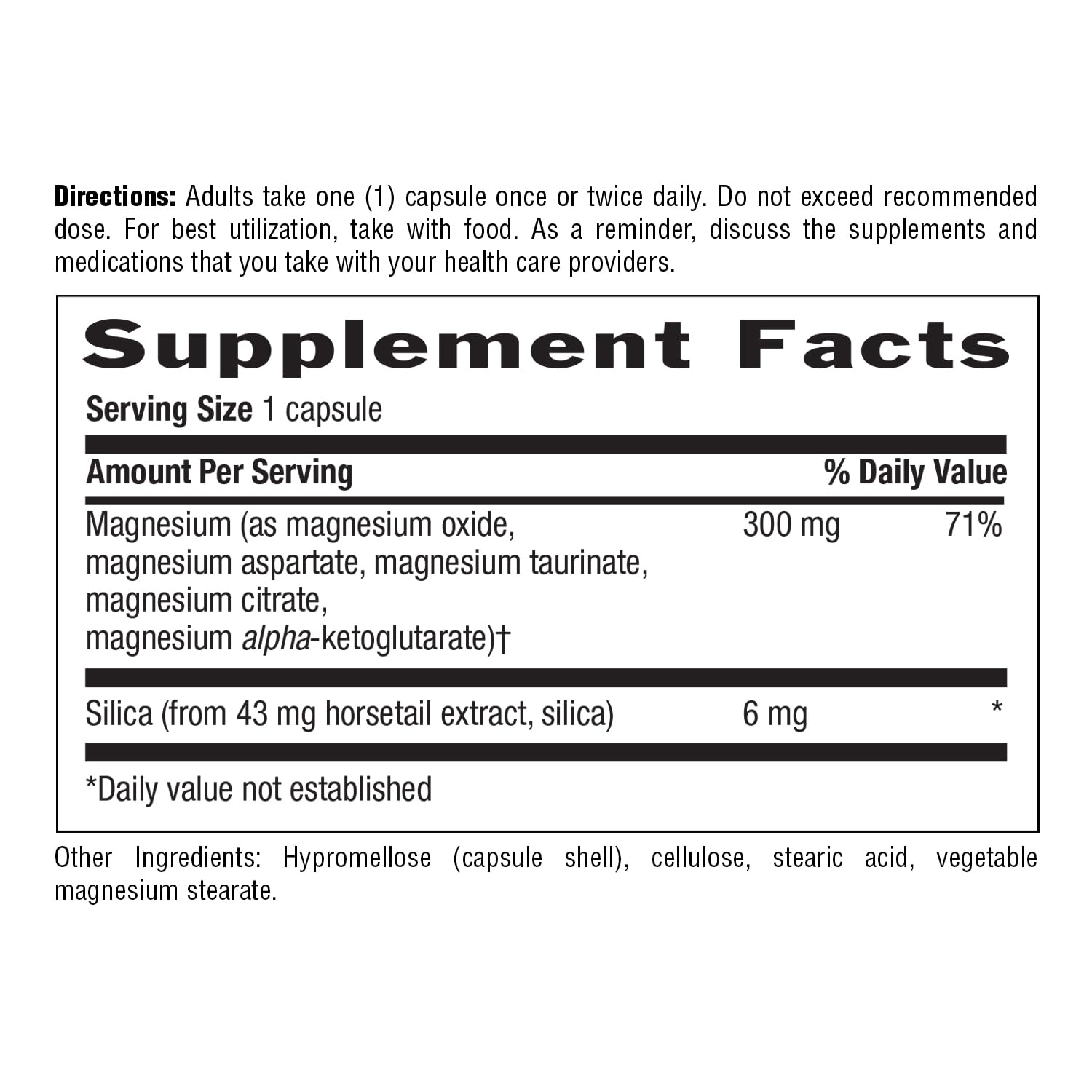 Target-Mins Magnesium with Silica 300 mg 120 Vegetarian Capsules Country Life uk supplements