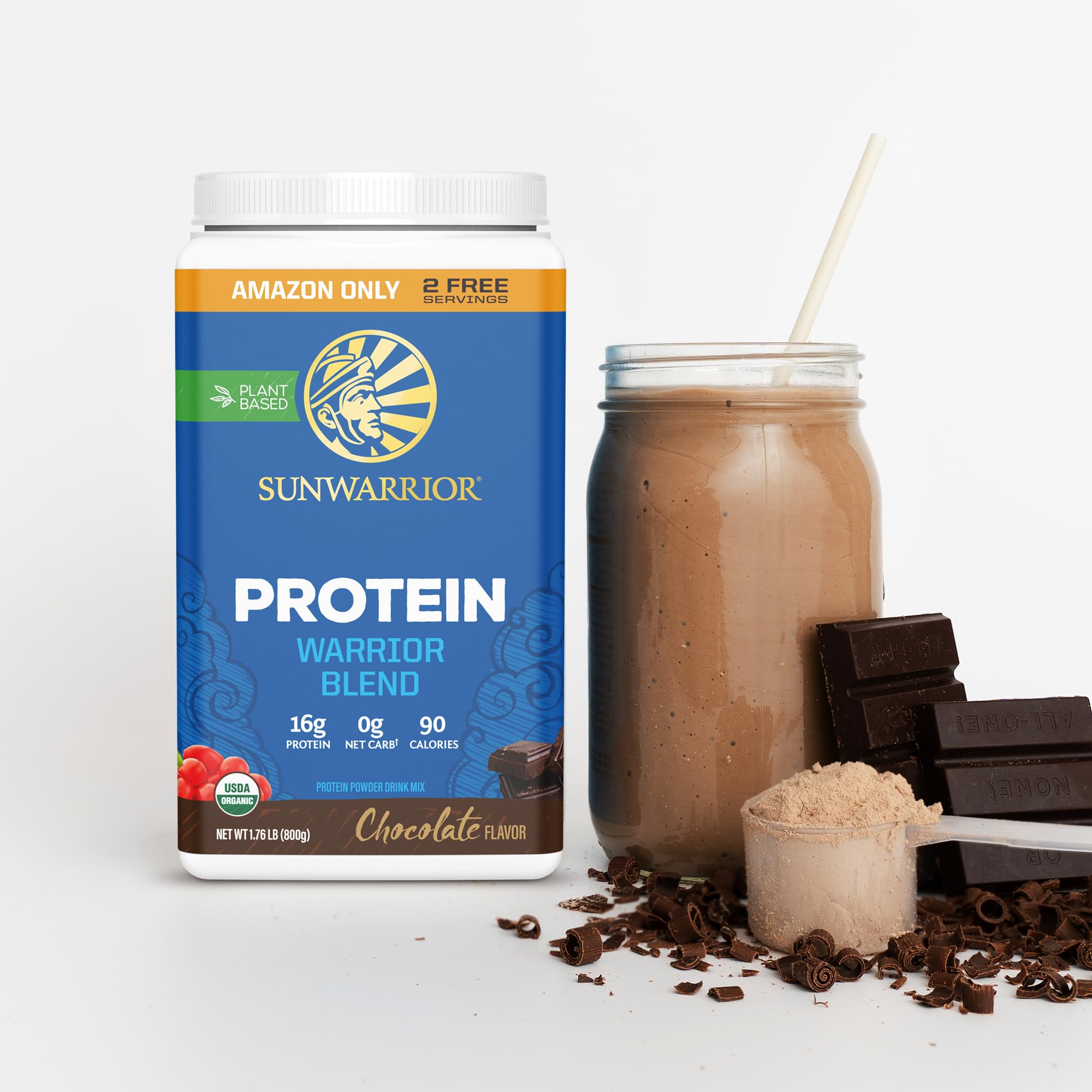 Vegan Protein Powder Plant-based Protein Powder USDA Organic | BCAA Amino Acids Sunwarrior uk supplements