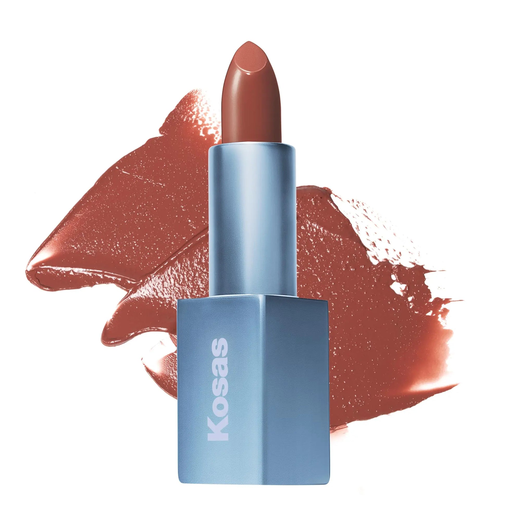 Kosas Weightless Lip Color Nourishing Satin Lipstick - High Impact Lip Color with Clean Formula - Comfy Feel & Soft Finish - Turned On Kosas uk supplements