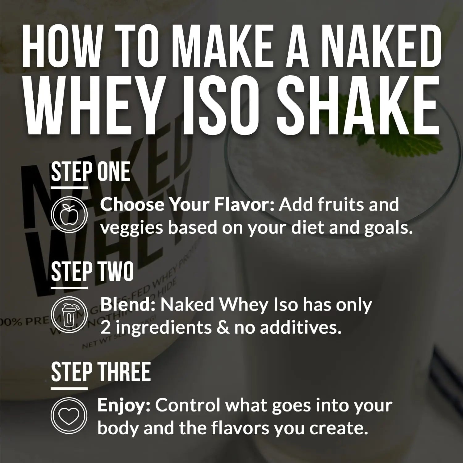 NAKED Chocolate Whey Isolate Protein - Only 6 Ingredients, 30g Grass-Fed Protein, Undenatured, No GMO, No Soy, Gluten-Free, No Preservatives - 24 Servings NAKED uk supplements