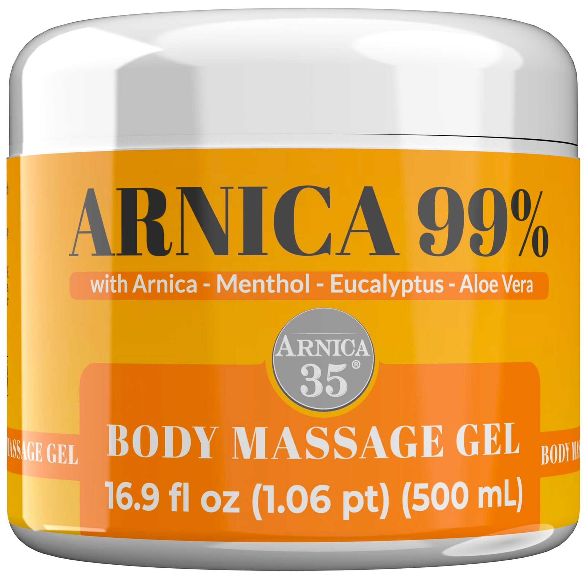 Arnica 35 Arnica Body Massage Gel – Water-Based Cosmetic Massage Gel with Arnica Montana, Fast-Absorbing Lightweight Texture, Non-Greasy Feel, Dermatologically Tested, 16.9 fl oz Arnica uk supplements