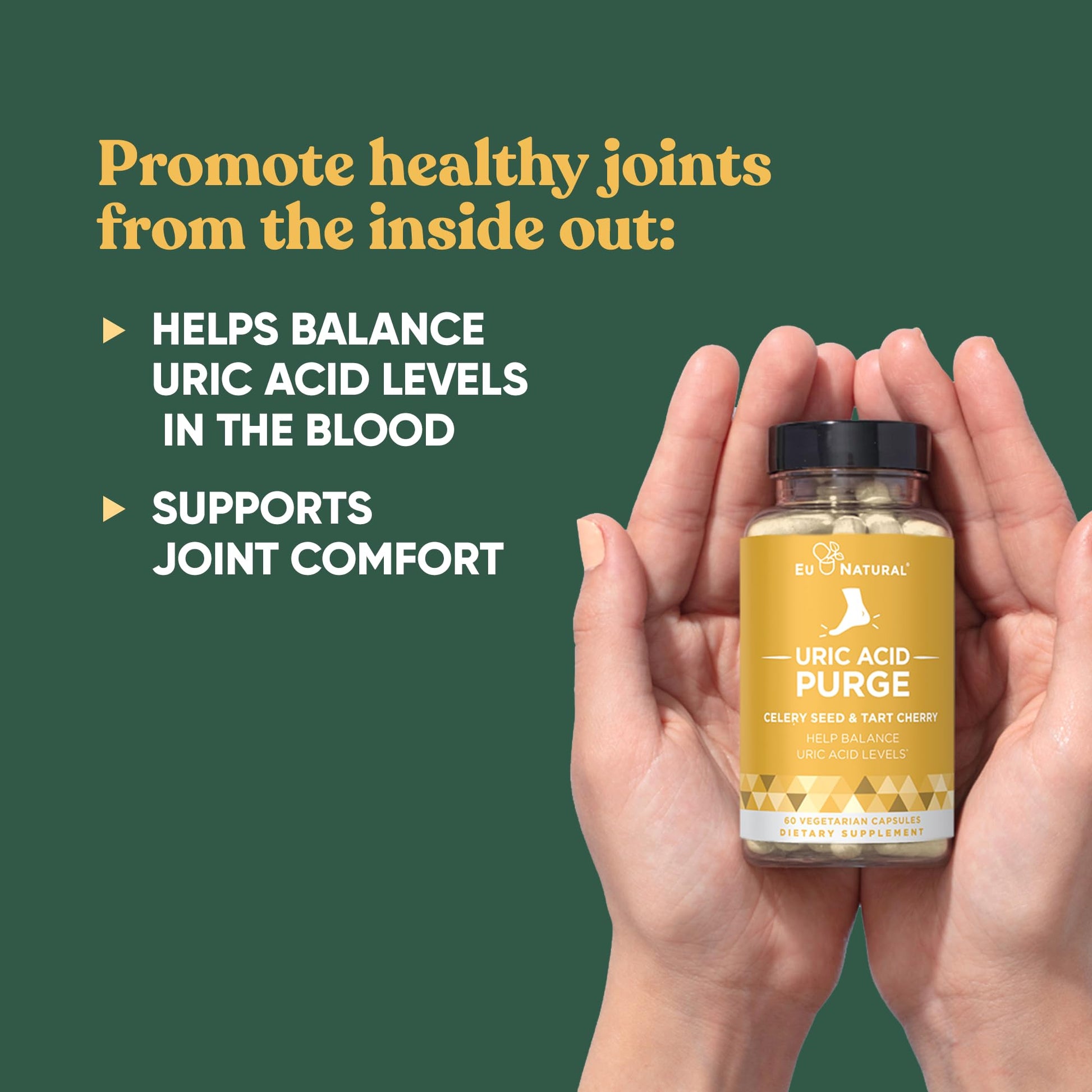 Purge! Uric Acid Flush – Eat & Drink What You Want – Detox and Cleanse with Celery Seed Extract Eu Natural uk supplements