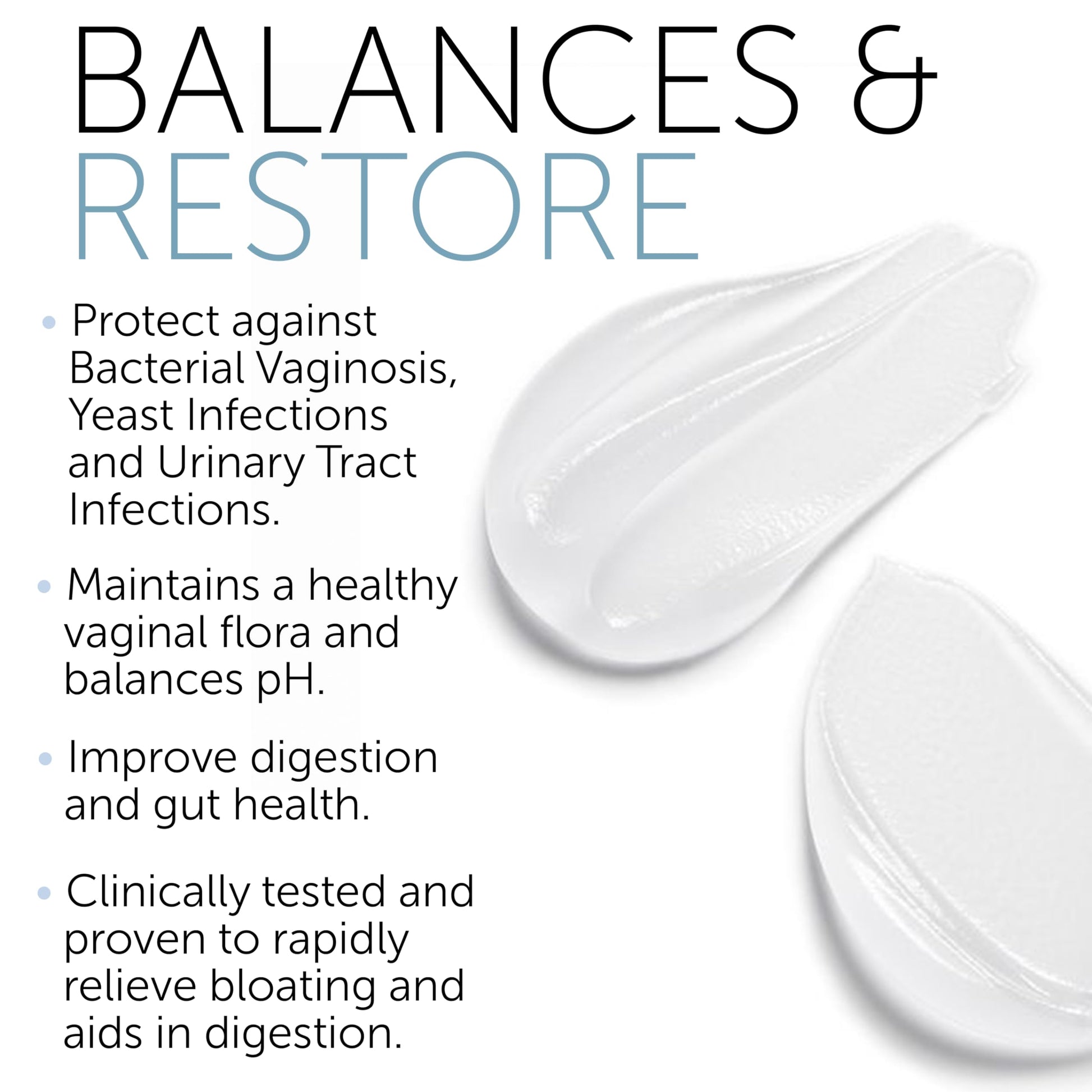 Vaginal Probiotic Gel | Yeast Infection & BV Treatment for Women | for Vaginal Odor Elimination Terramed Just Think Comfort uk supplements