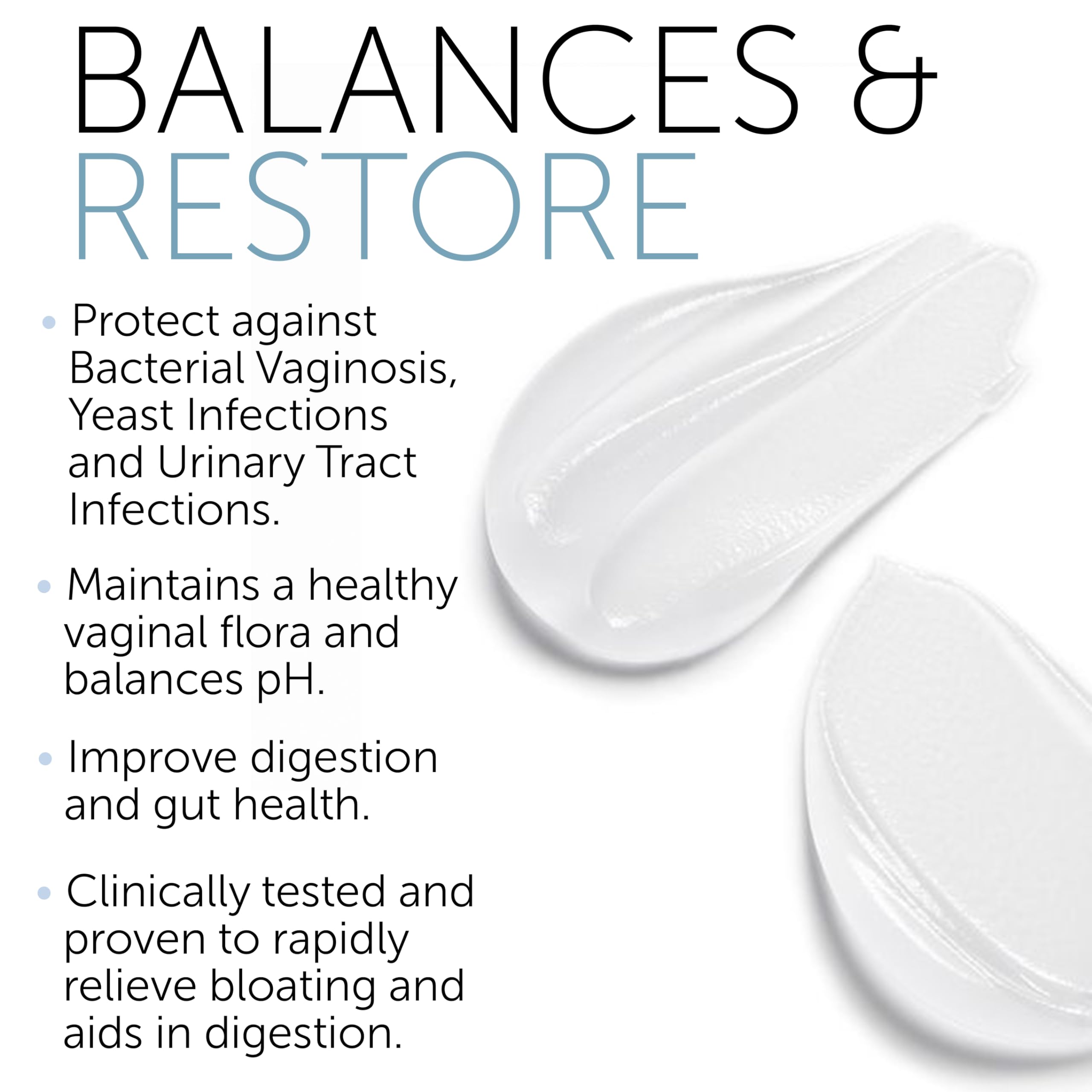 Vaginal Probiotic Gel | Yeast Infection & BV Treatment for Women | for Vaginal Odor Elimination Terramed Just Think Comfort uk supplements