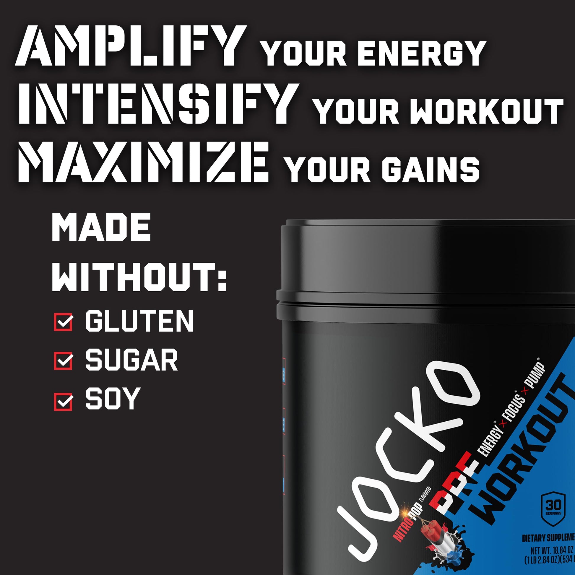Jocko Pre Workout, Protein Powder, & Creatine Bundle (3 Pack) Jocko Fuel uk supplements