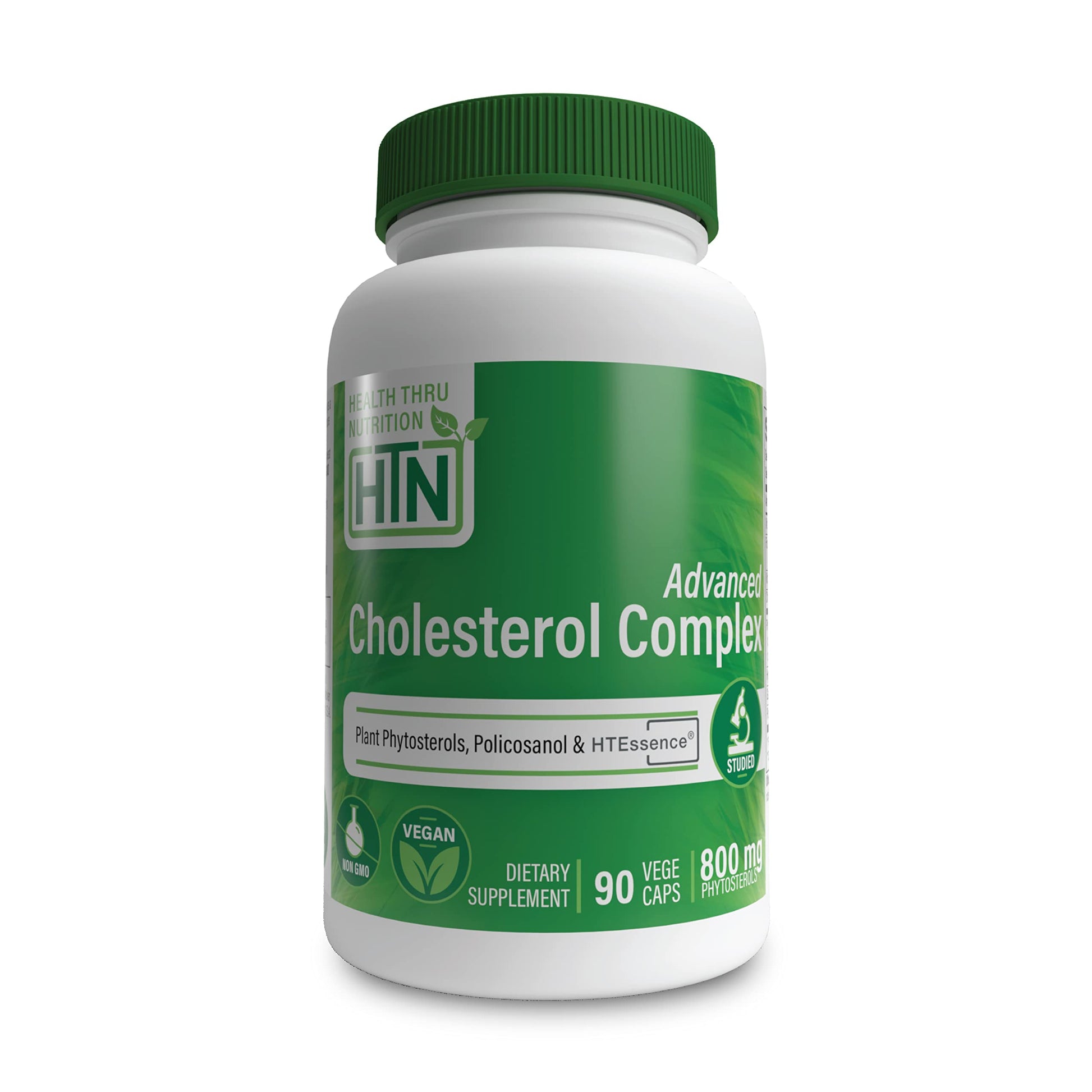 Health Thru Nutrition Advanced Cholesterol Complex | Heart Health Support & Lipid Metabolism with Phytosterols, Policosanol, Hydroxytyrosol, Chromium and More | Vegan, Non-GMO (Pack of 90) Health Thru Nutrition uk supplements
