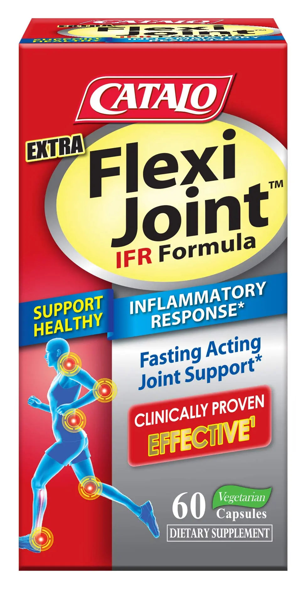 CATALO Extra FlexiJoint IFR Formula – with Meriva Turmeric Phytosome, ApresFlex & Casperome Boswellia – 60 Capsules CATALO uk supplements