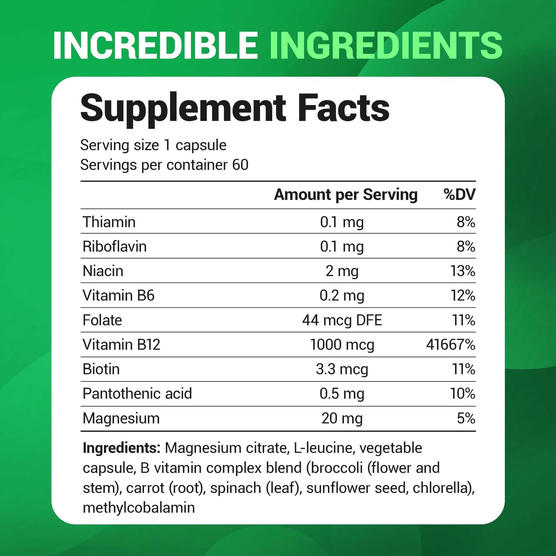 Dr. Berg Natural Vitamin B12 1000 mcg with B Complex Blend - Methylcobalamin B12 for Energy, Nerve Health, and Cognitive Function* - Methylated B12 with Folate - 60 Capsules (2-Month Supply) Dr. Berg Nutritionals uk supplements