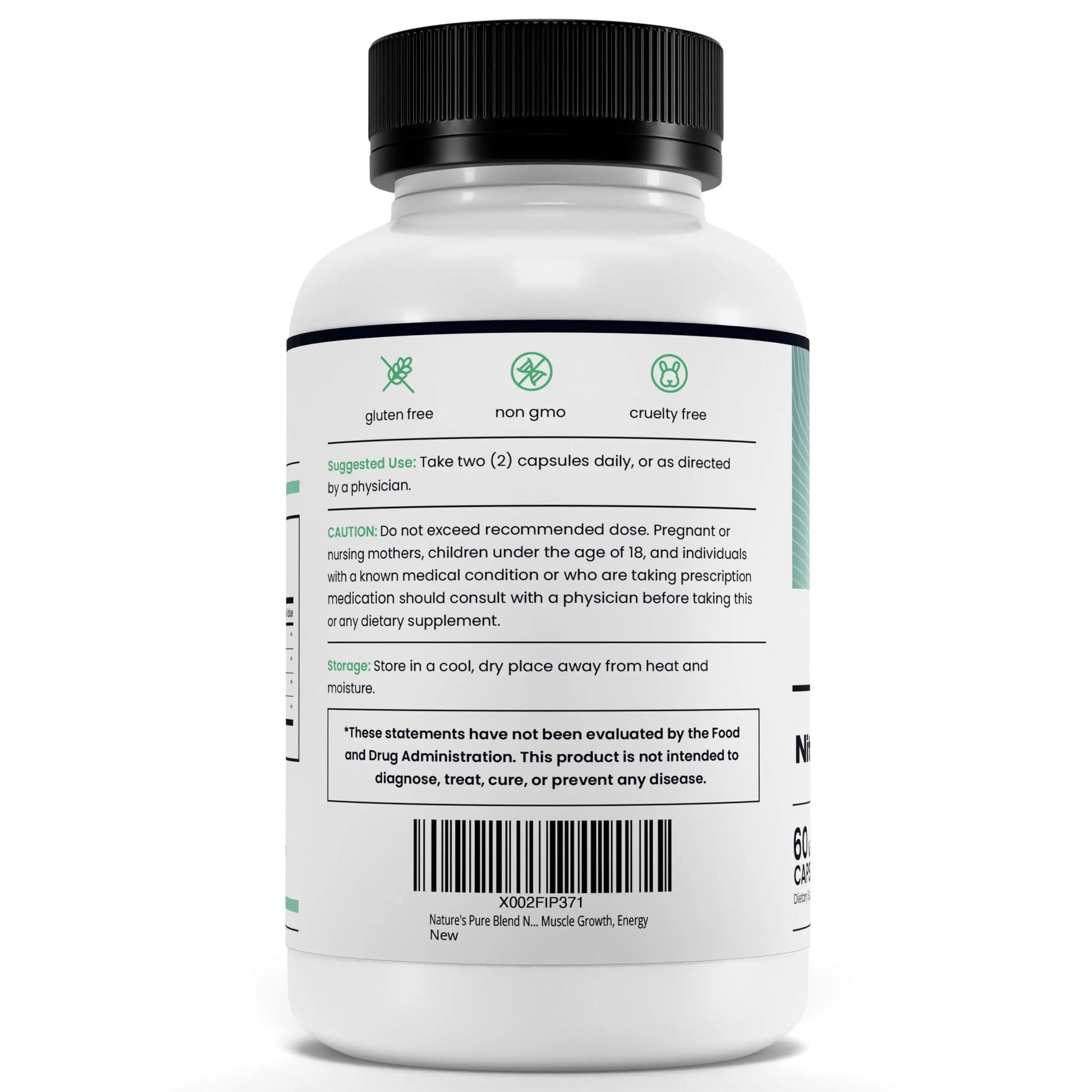 Nature's Pure Blend Nitric Oxide Supplements for Men – L-Arginine L-Citrulline – Heart Support & Flow Circulation Booster – 1500MG L Arginine and L Citrulline, Preworkout, Bodybuilding Nature's Pure Blend uk supplements