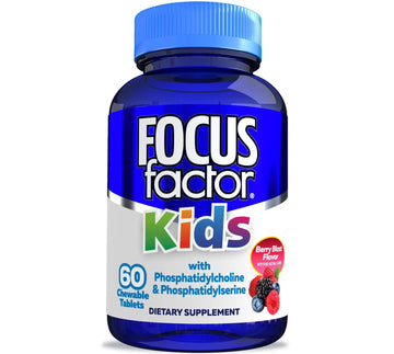 Focus Factor Kids Complete Daily Chewable Vitamins: Multivitamin & Neuro Nutrient (Brain Function) w/Vitamin B12, C, D3-60 Count Focus Factor uk supplements