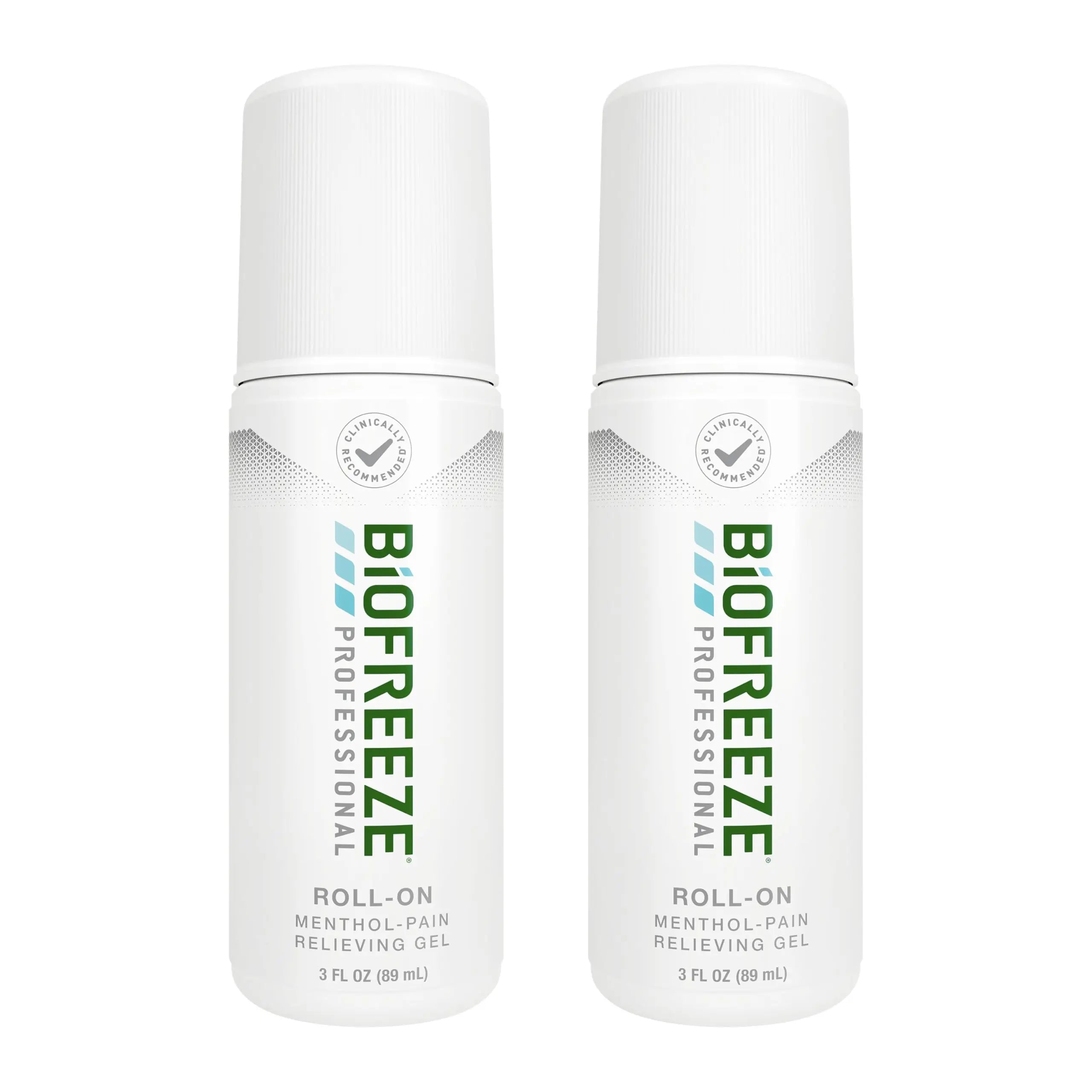 Biofreeze Professional Pain Relief Roll On, Knee & Lower Back Pain Relief, Arthritis Pain Reliever, Neck Pain Relief, Cooling Joint Pain Relief, Roll-On Menthol Gel 3 Fl Oz (Pack of 2) Biofreeze uk supplements