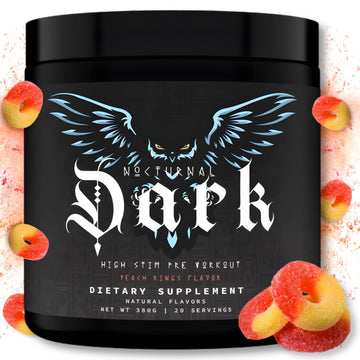 Nocturnal Labz Dark High Stim Pre Workout Powder | Potent Pre-workout Formula for Men Nocturnal uk supplements