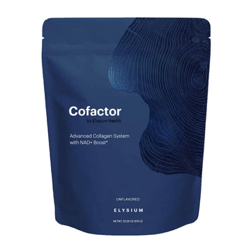 ELYSIUM Cofactor – 4-in-1 Collagen Peptides Powder w/NAD+, Hyaluronic Acid & Vitamin C for Skin, Hair, Nails, Joints & Cellular Health, Collagen Supplements for Men & Women – Unflavored, 28 Servings ELYSIUM uk supplements