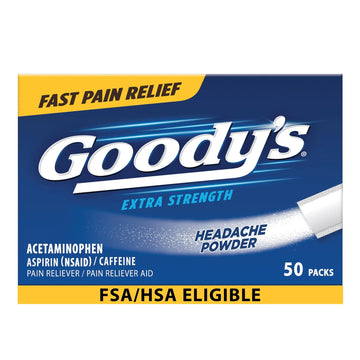 Goody's Pain Relief Powders, Extra Strength Headache Powder, 50 ct (Pack of 1) Goody's uk supplements