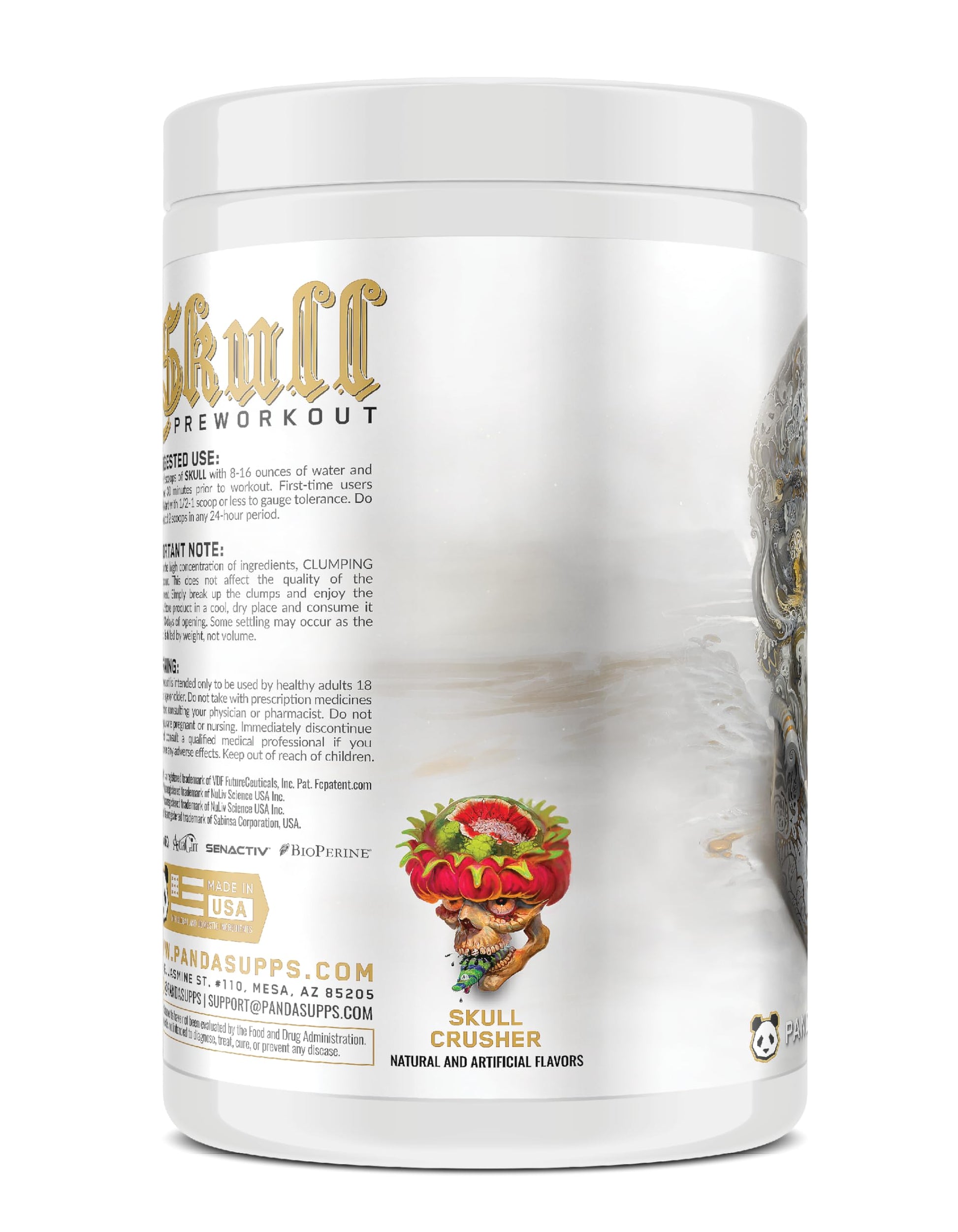 Underground Bio Labs/Panda Supps Skull High Stimulant/Nootropic Pre-Workout,Lion's Mane Underground Bio Labs uk supplements