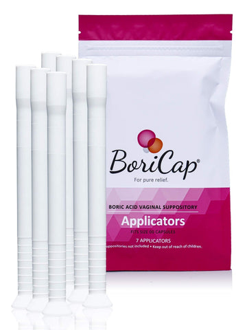 BoriCap Boric Acid Vaginal Suppository Applicators, 7 Applicators - Hygienic Solution BoriCap uk supplements