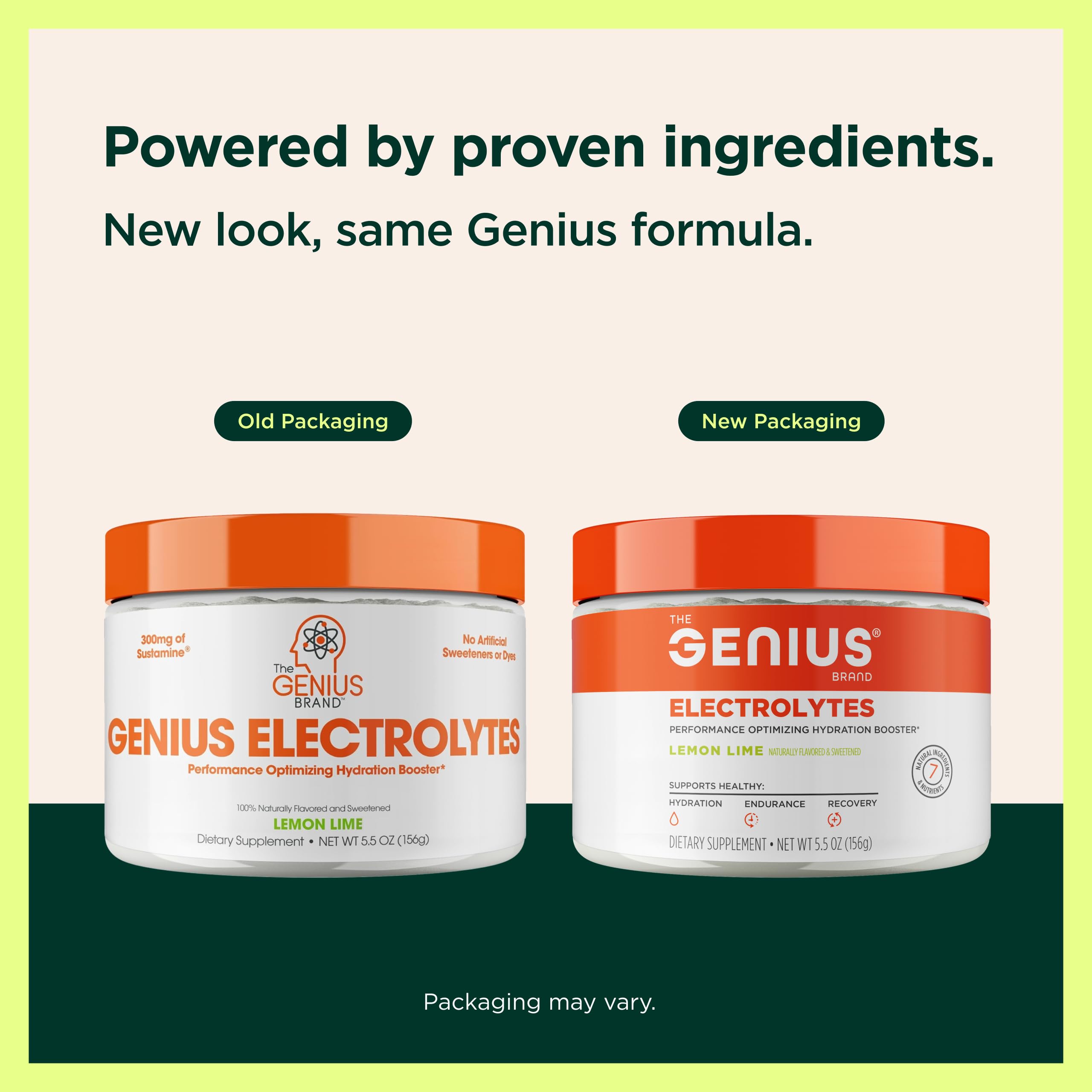The Genius Brand Genius Electrolytes - Electrolyte Powder for Active Lifestyles - Supports Hydration, Energy, Endurance, Muscle Growth & Recovery - Lemon Lime - 30 Servings The Genius Brand uk supplements