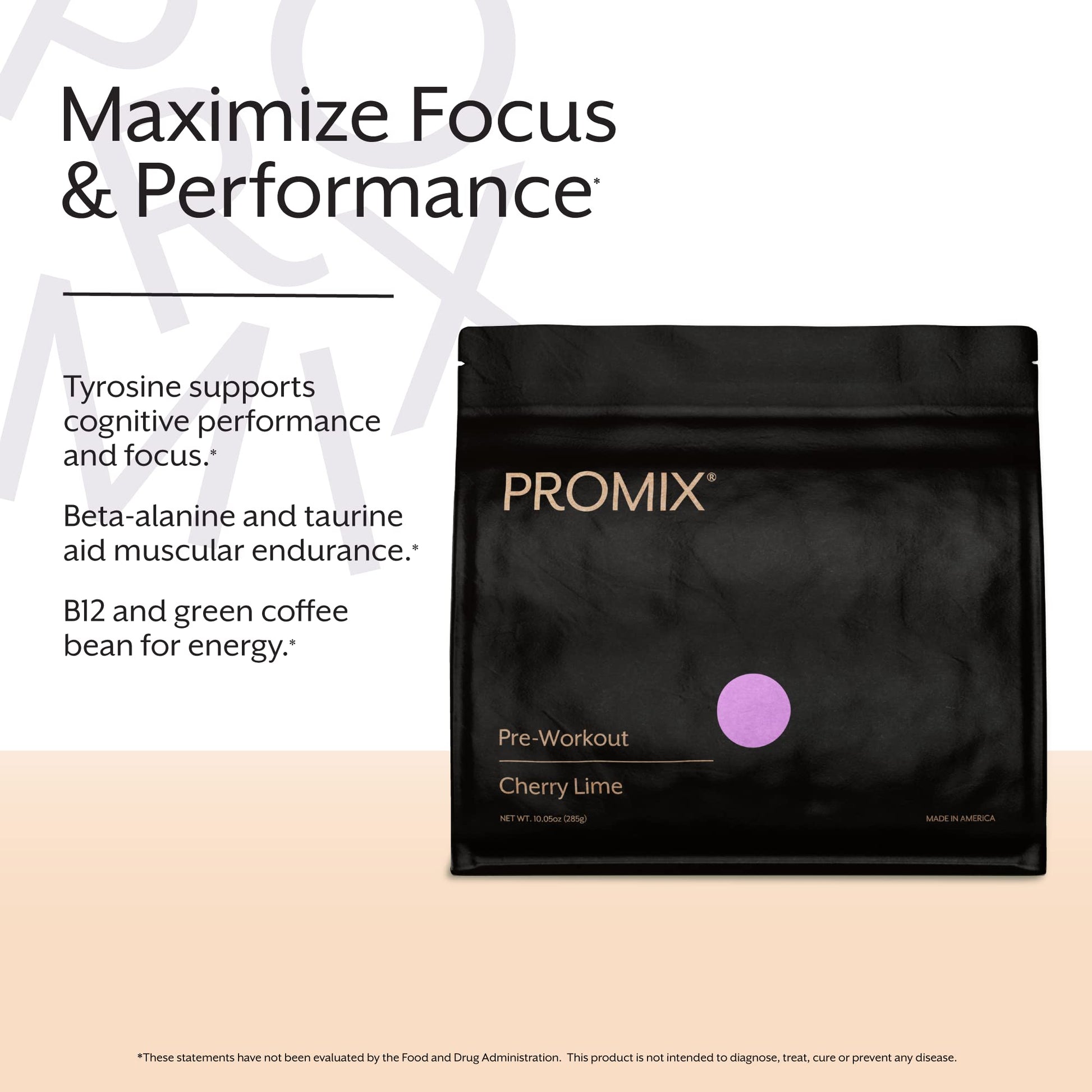 Promix Pre-Workout Powder, Cherry Lime - Maximize Focus & Performance - Helps Muscle ProMix Nutrition uk supplements