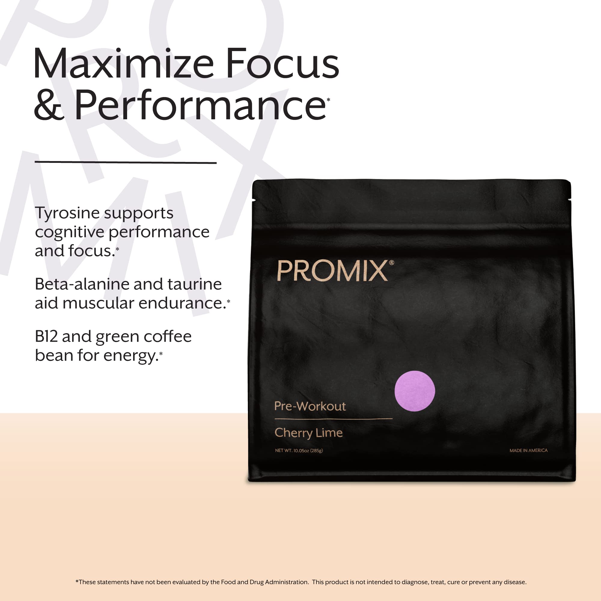 Promix Pre-Workout Powder, Cherry Lime - Maximize Focus & Performance - Helps Muscle ProMix Nutrition uk supplements