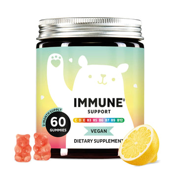 Bears with Benefits Immune Support Gummies – Vitamin C, D, B6 & B12 – Daily Immune Boost – Vegan, Naturally Flavored (60 Gummies) Bears with Benefits uk supplements