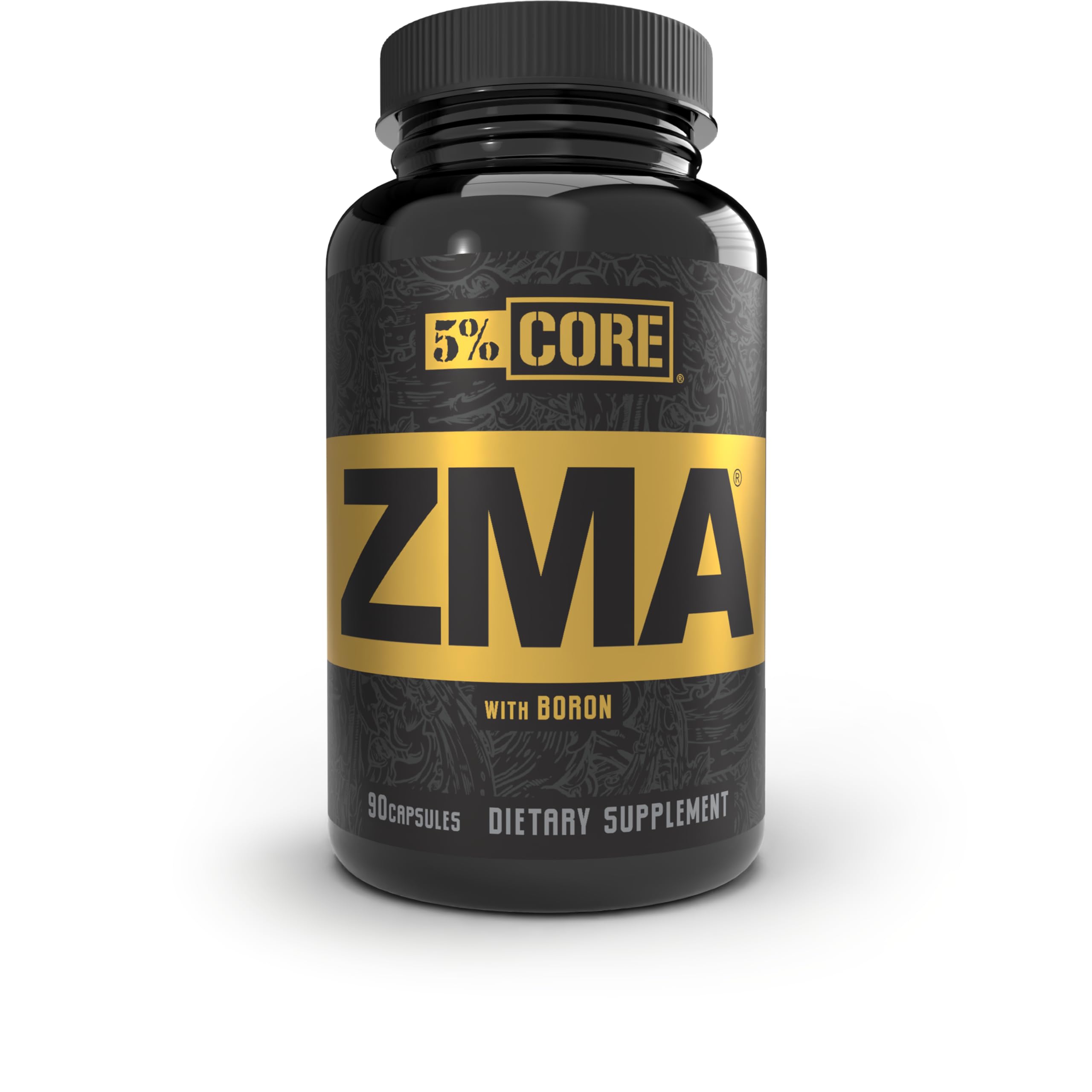 5% Nutrition Core ZMA (with Boron) | Promotes Recovery by Restoring Levels of Zinc, Magnesium & Vitamin B-6 (90 Capsules) 5% Nutrition uk supplements