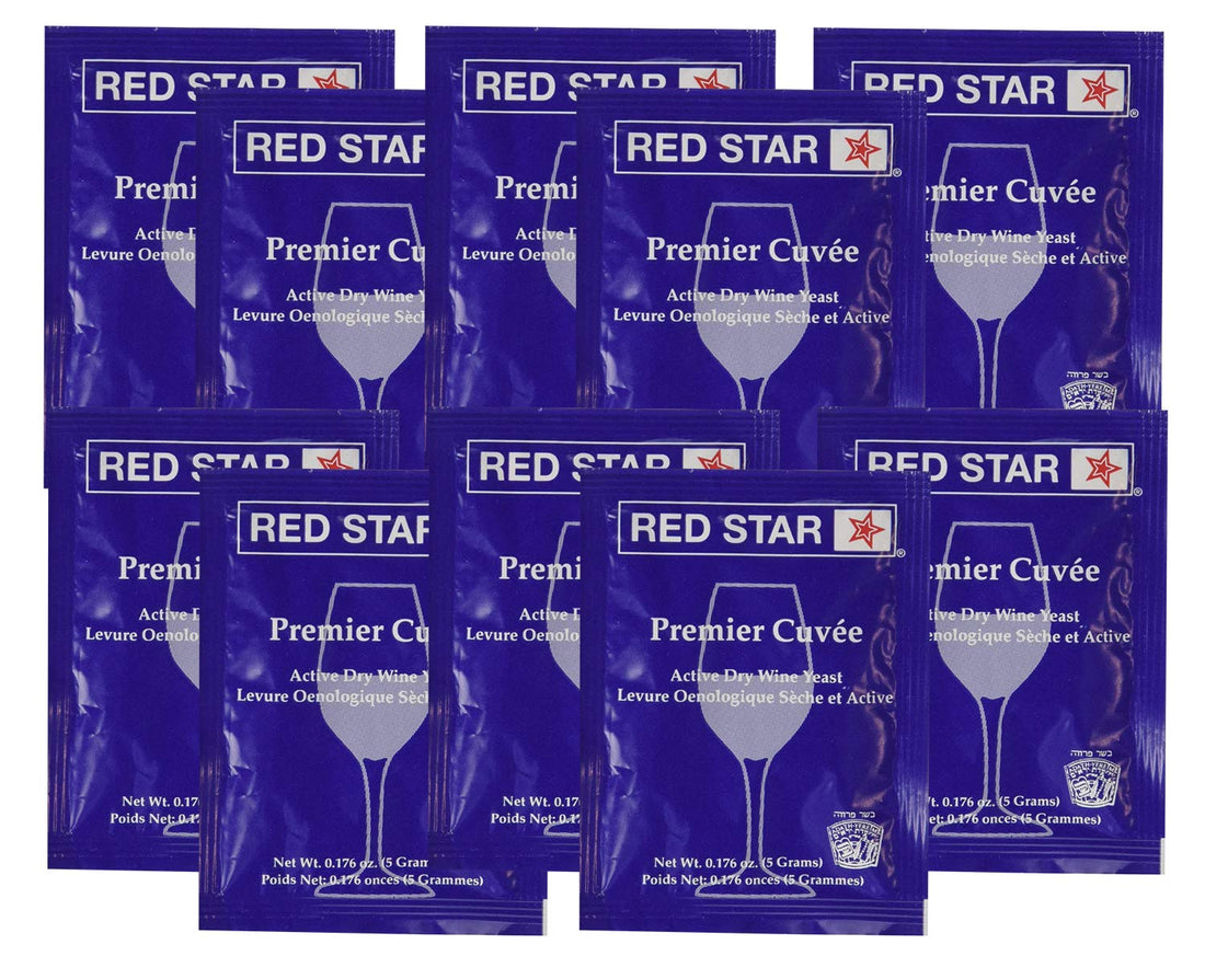 Red Star Premier Cuvee Yeast 10 Packets Red Star uk supplements