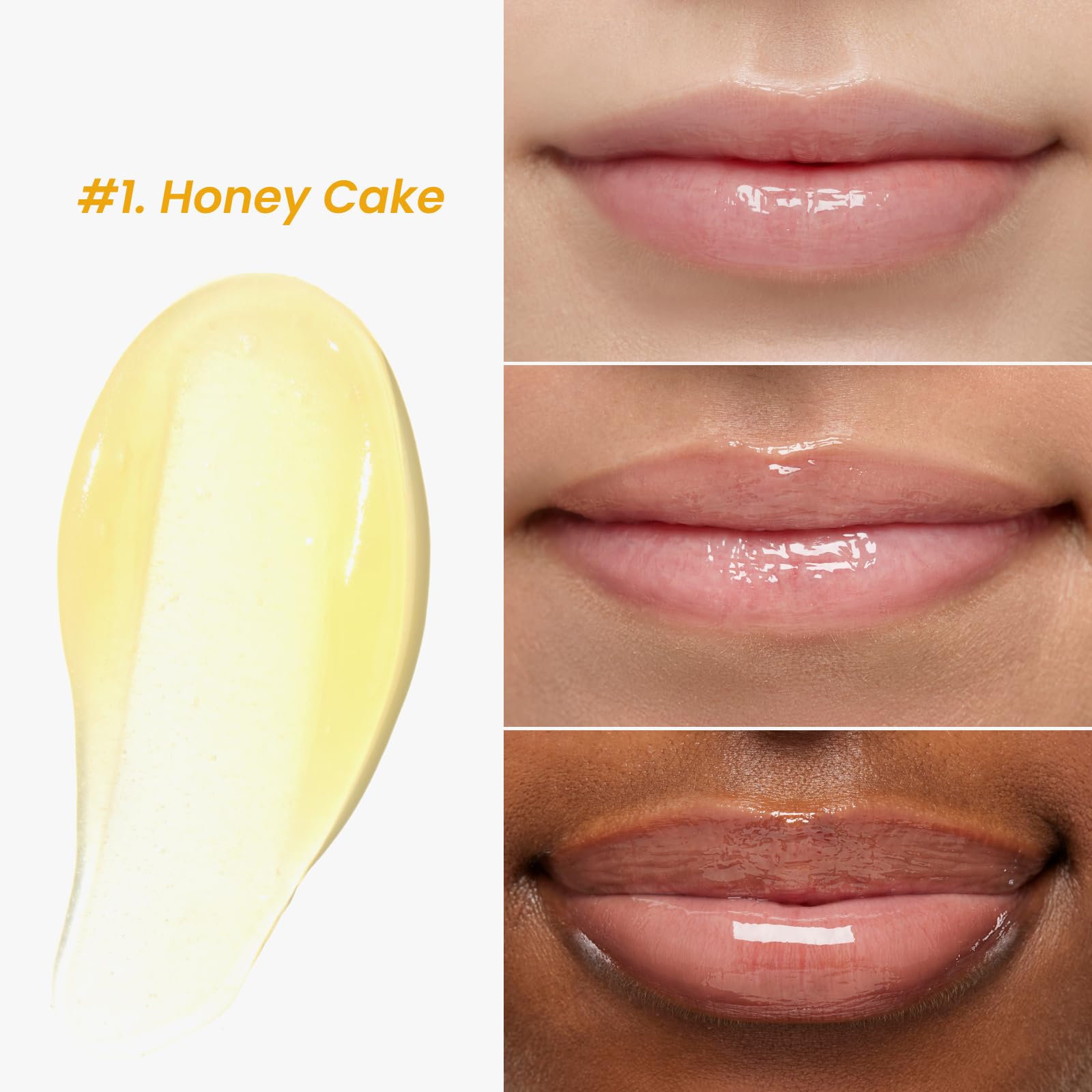 CNP Propolis Jelly Lipcerin™ - 01 Honey Cake, Hydrating Lip Balm & Gloss with Manuka Honey + Hyaluronic Acid, Stocking Stuffers, Gifts for Women, 0.3 fl.oz. CNP uk supplements