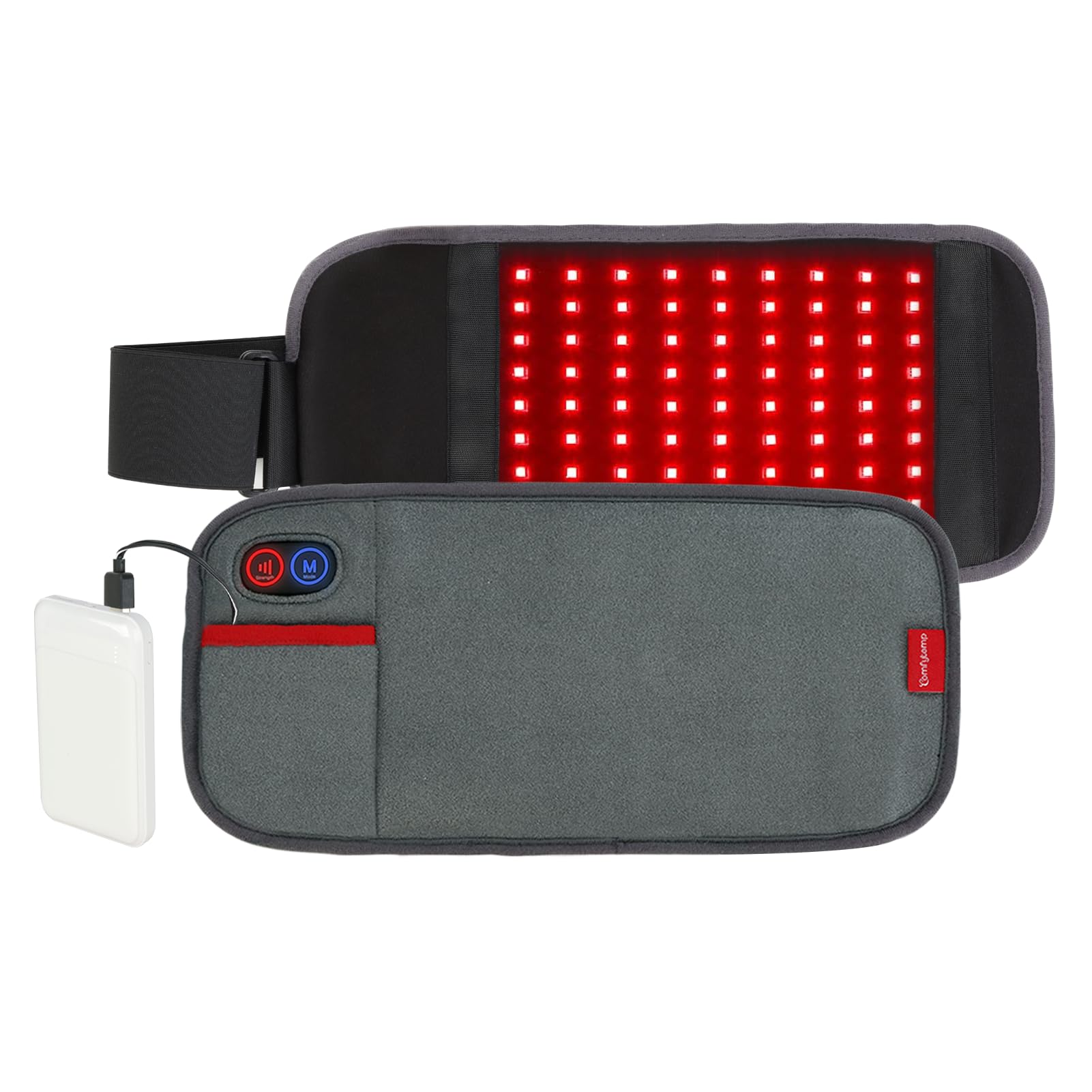 Comfytemp Red Light Therapy Belt, Cordless Infrared Red Light Therapy for Body Device, Wearable Red Comfytemp uk supplements