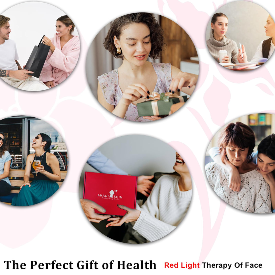 Akarishin Red Light Therapy Lamp - Boost Skin Vitality and Ease Muscle Soreness with Adjustable Stand Akarishin uk supplements