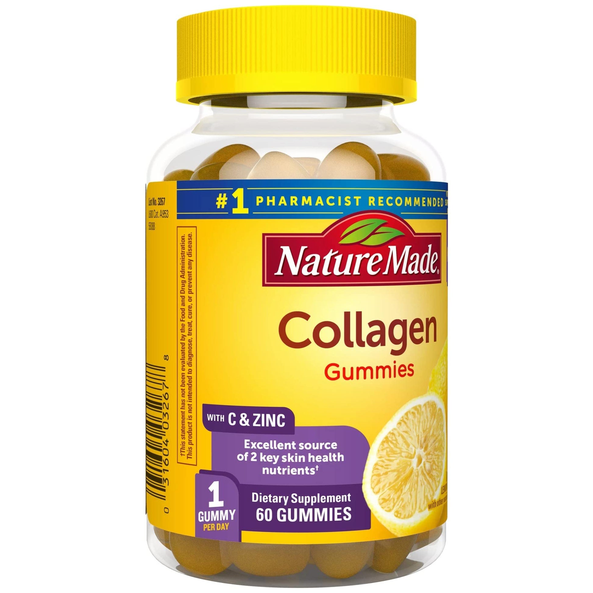 Nature Made Collagen Gummies with Vitamin C, Zinc and Biotin, Hydrolyzed Collagen Nature Made uk supplements