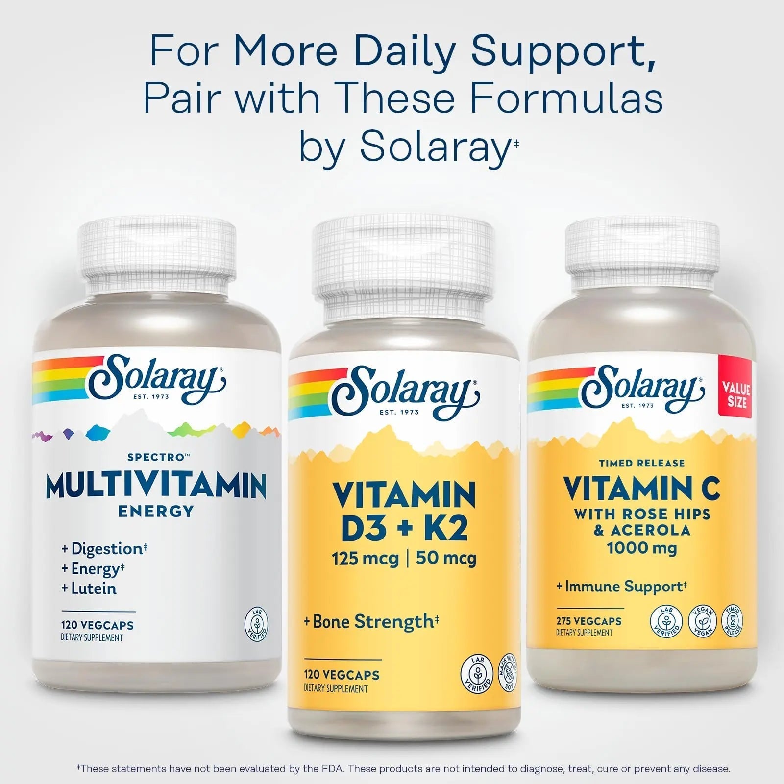 SOLARAY Spectro Energy Multivitamin for Women and Men - Cellular Energy, Digestion, Eye Health and Immune Support SOLARAY uk supplements