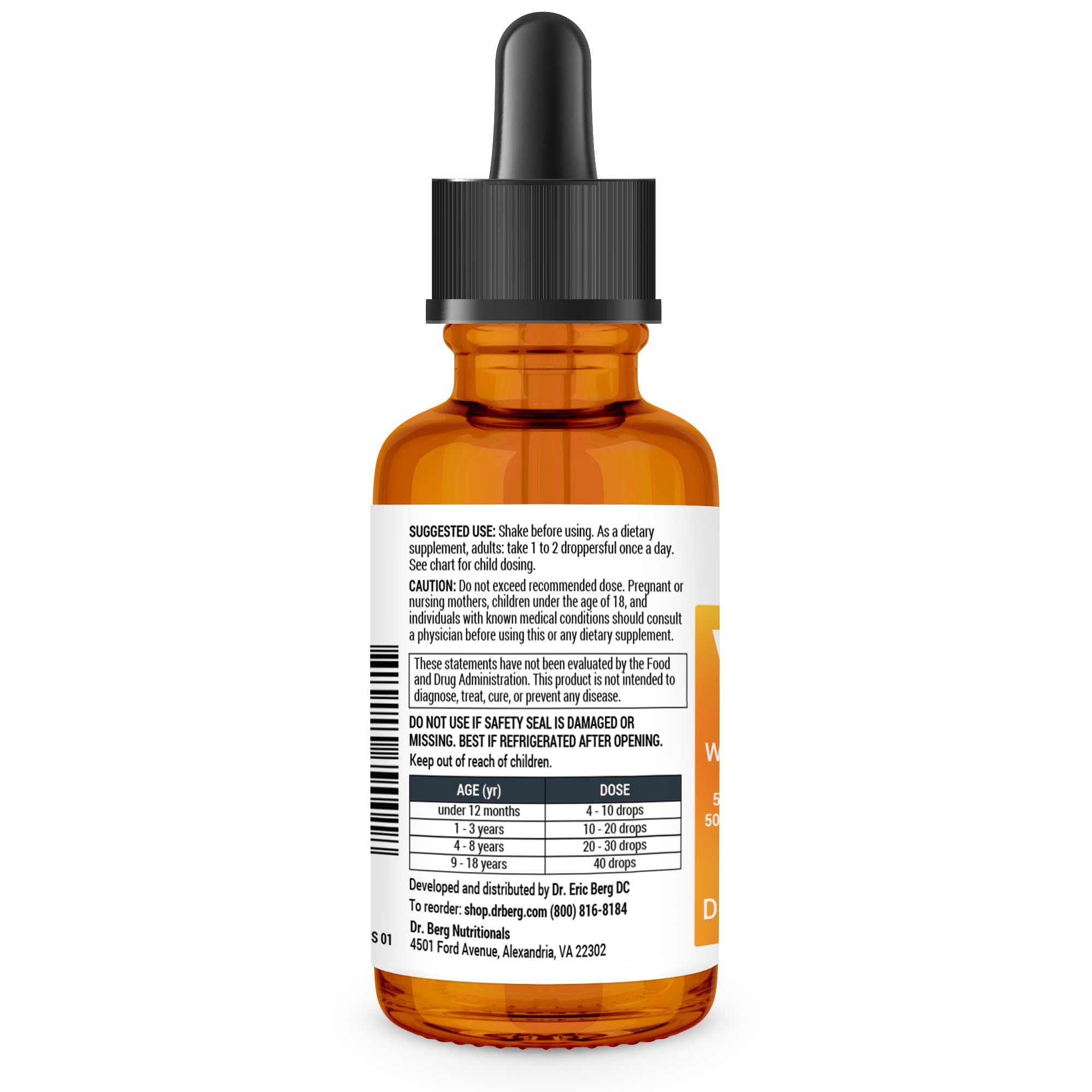 Dr. Berg Liquid Vitamin D3 & K2 Supplement - For Bone, Teeth, Mood & Immune Health Dr. Berg Nutritionals uk supplements