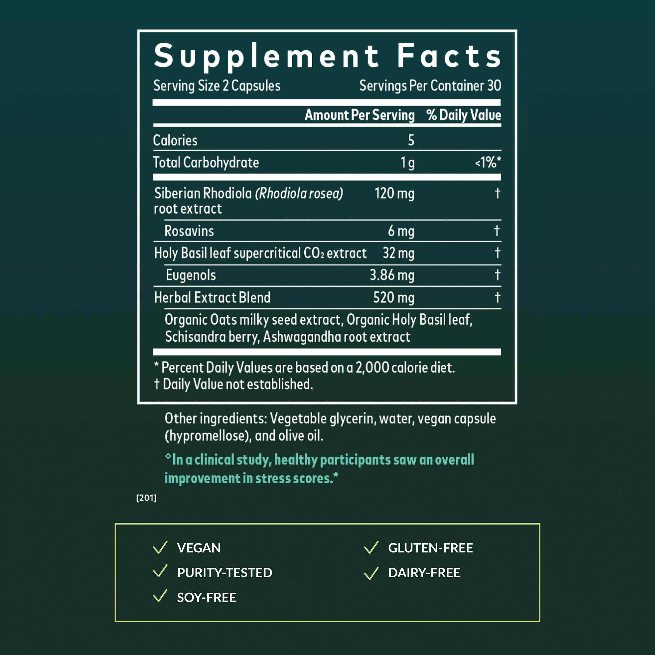 Gaia Herbs Adrenal Health Daily Support - Herbal Supplement with Ashwagandha, Holy Basil & Schisandra - Help Maintain Healthy Energy & Stress Levels* - 60 Vegan Liquid Phyto-Caps (30 Servings) Gaia Herbs uk supplements