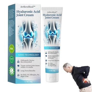 Luhaka ArthroHeal Hyaluronic Acid Joint R-epair Cream,ArthroHeal Joint Cream,Quickly relieve joint discomfort, Quickly relieve joint discomfort, suitable for joint activities throughout the body (1) Luhaka uk supplements
