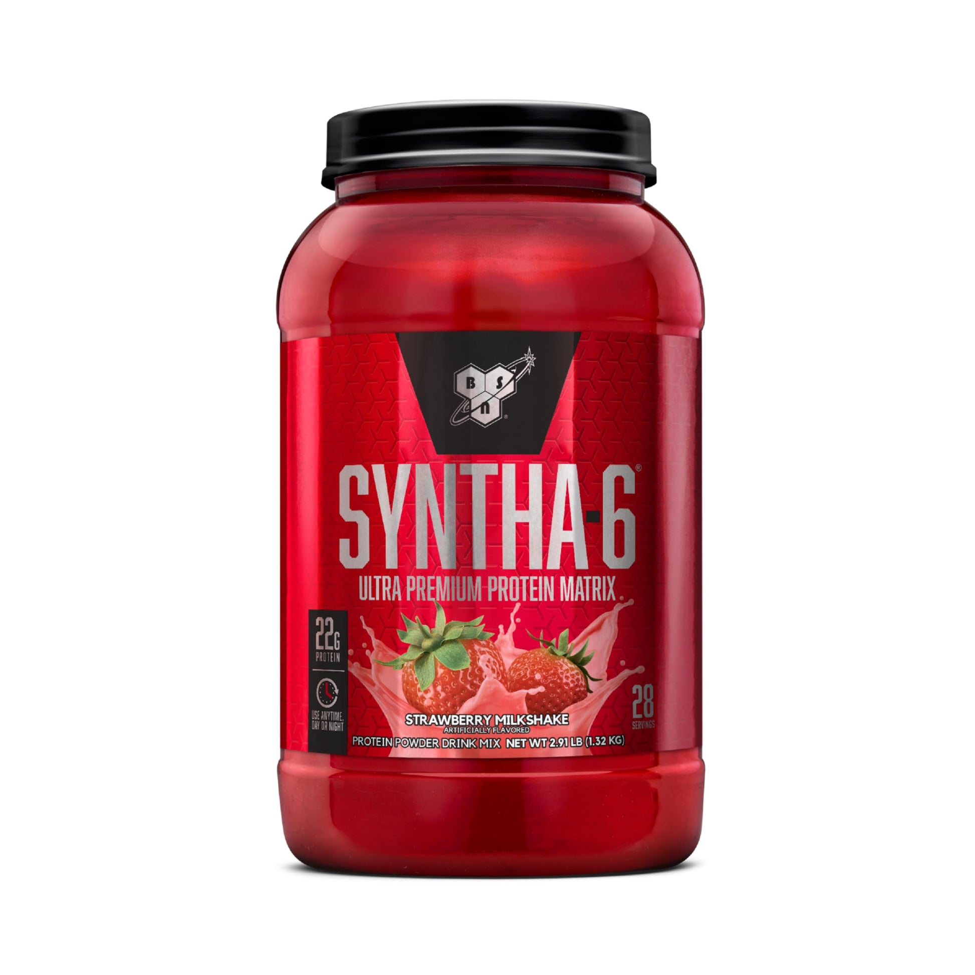 BSN SYNTHA-6 Whey Protein Powder, Strawberry Protein Powder with Micellar Casein BSN uk supplements