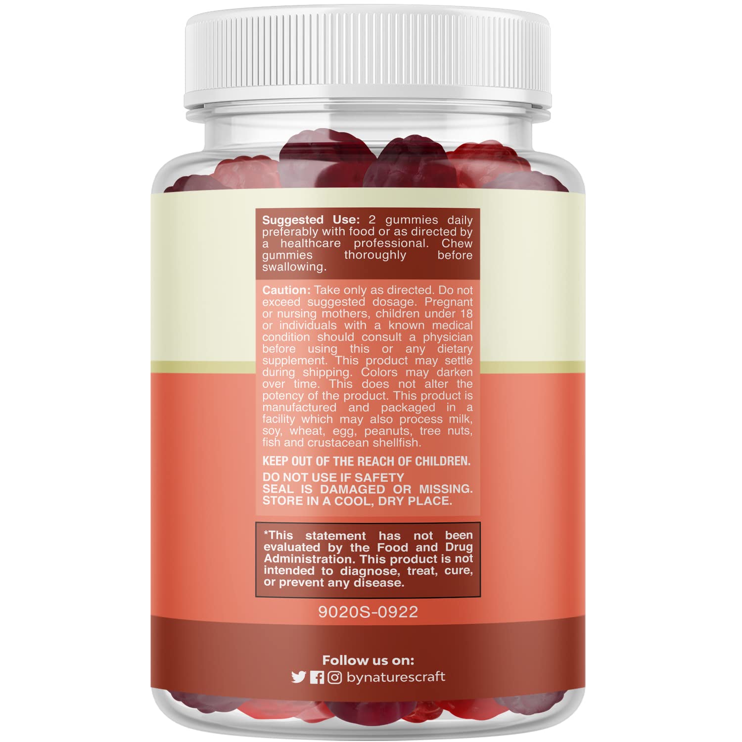 Sugar Free Fiber Gummies for Adults - High Fiber Supplement Gummies Vitamins for Adults Natures Craft uk supplements