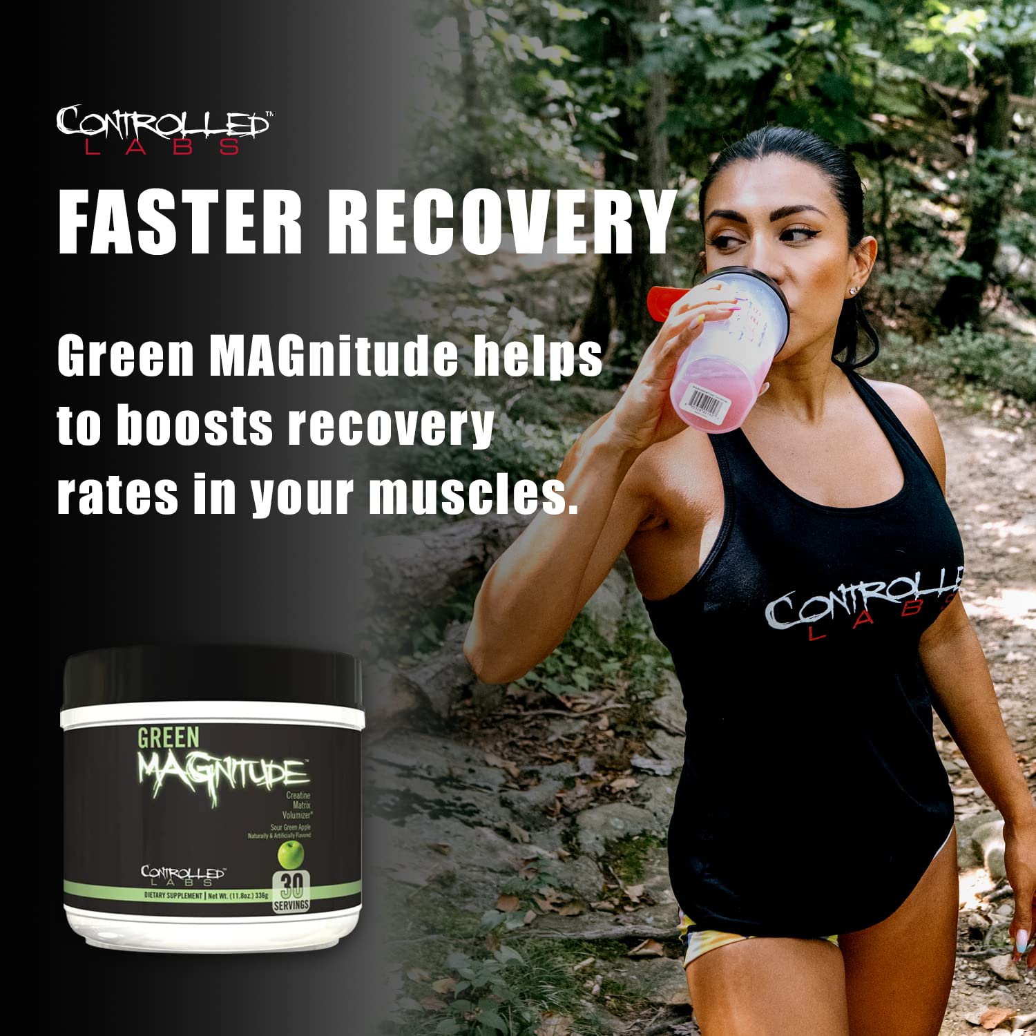 CONTROLLED LABS Green Magnitude Supplement, Synergistic Creatine Formula Powder CONTROLLED LABS uk supplements