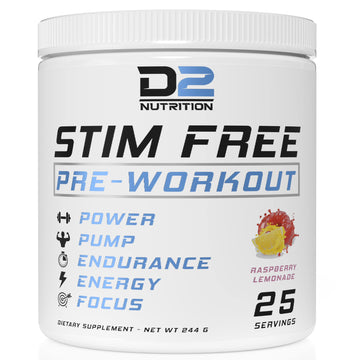 Precium Nutrition Stim Free Pre Workout - Best Non Caffeine Powder No Amazing Power Precium Nutrition uk supplements