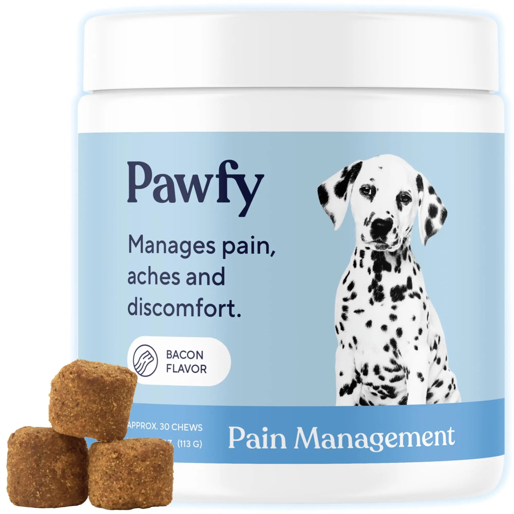 Pawfy Advanced Pain Management - Essential Vitamins & Supplements with Omega 3 |Joint Supplement for Dogs - Supports Hip & Joint Health for Small, Medium, Large Breeds | 30 Fast-Acting Chews Pawfy uk supplements