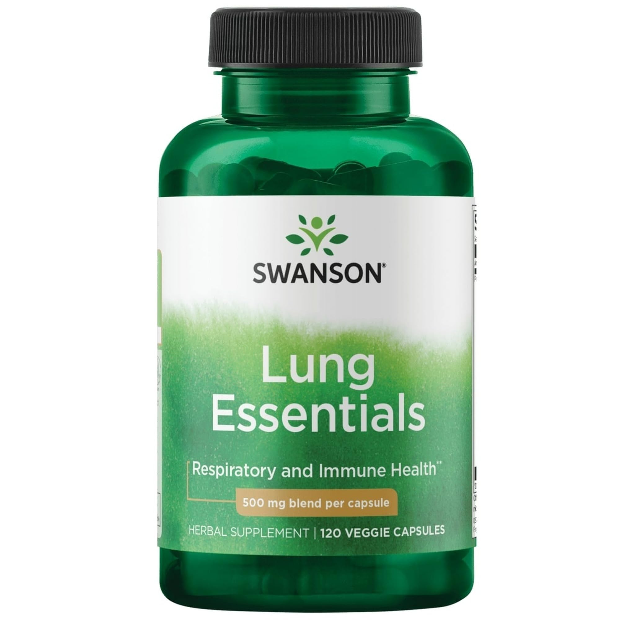 Swanson Lung Essentials 120 Veg Capsules Swanson uk supplements