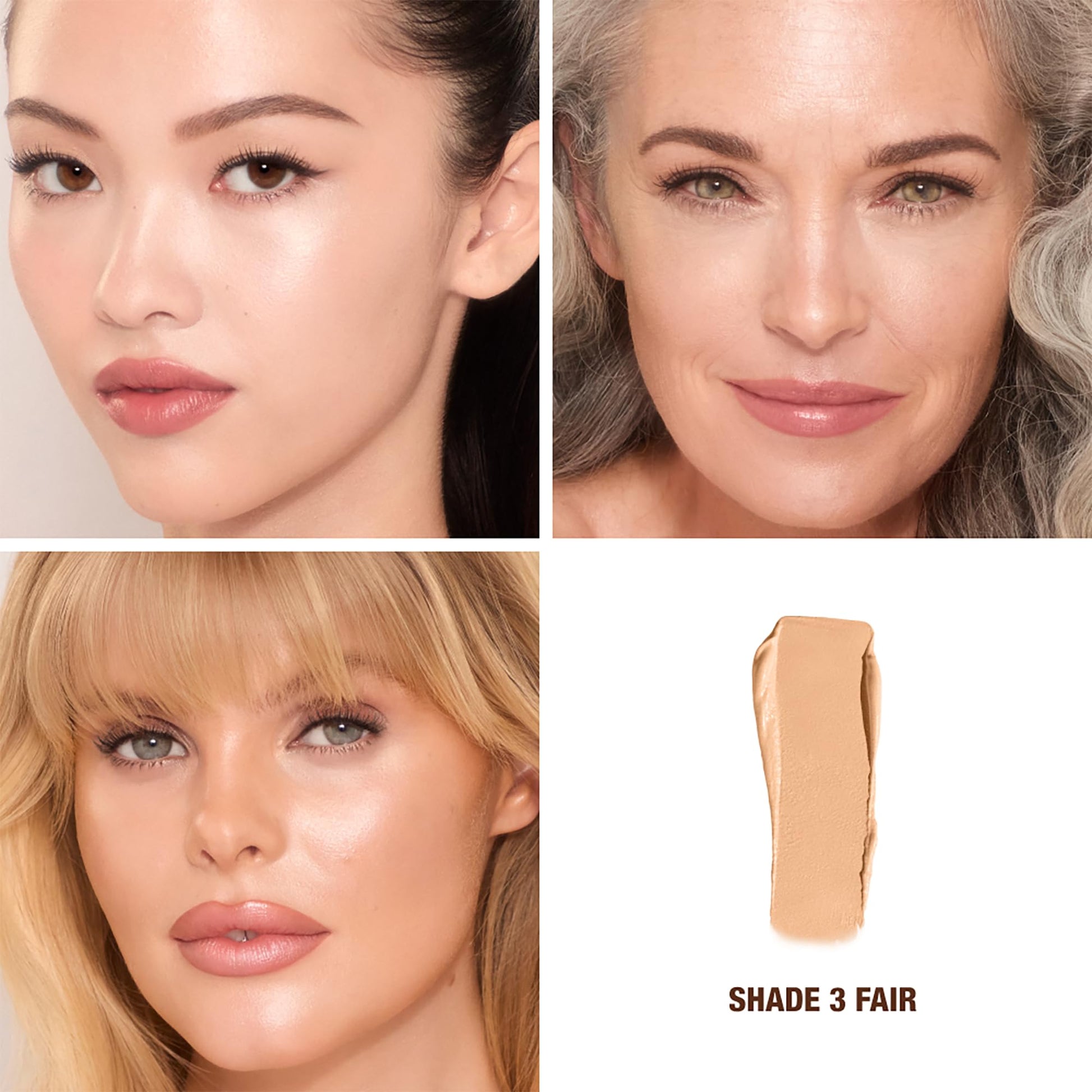 Charlotte Tilbury Unreal Skin Tint & Sheer Glow Hydrating Foundation Stick - Cream Foundation Makeup with Sheer-to-Light Coverage & a Buildable Formula - Blurring, Smoothing & Nourishing - 3 Fair Charlotte Tilbury uk supplements